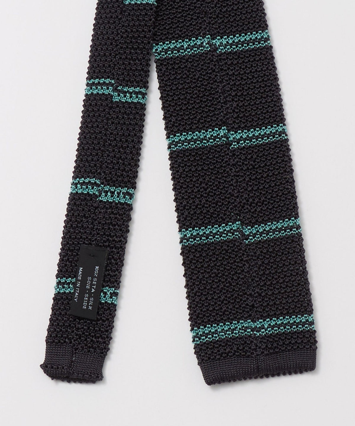 ＜Bleck＞ 6.5cm Knit Border 2 निट टाई