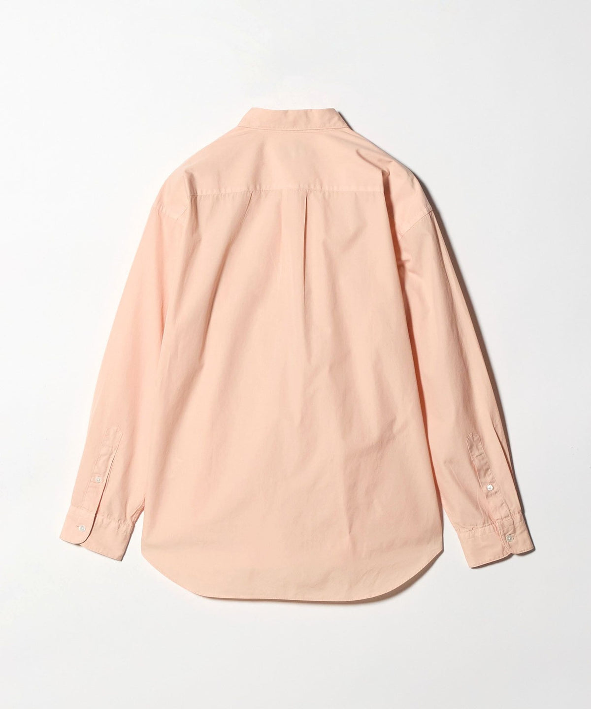 Cotton Broad Garment-Dyed Regular Collar Long Sleeve Shirt