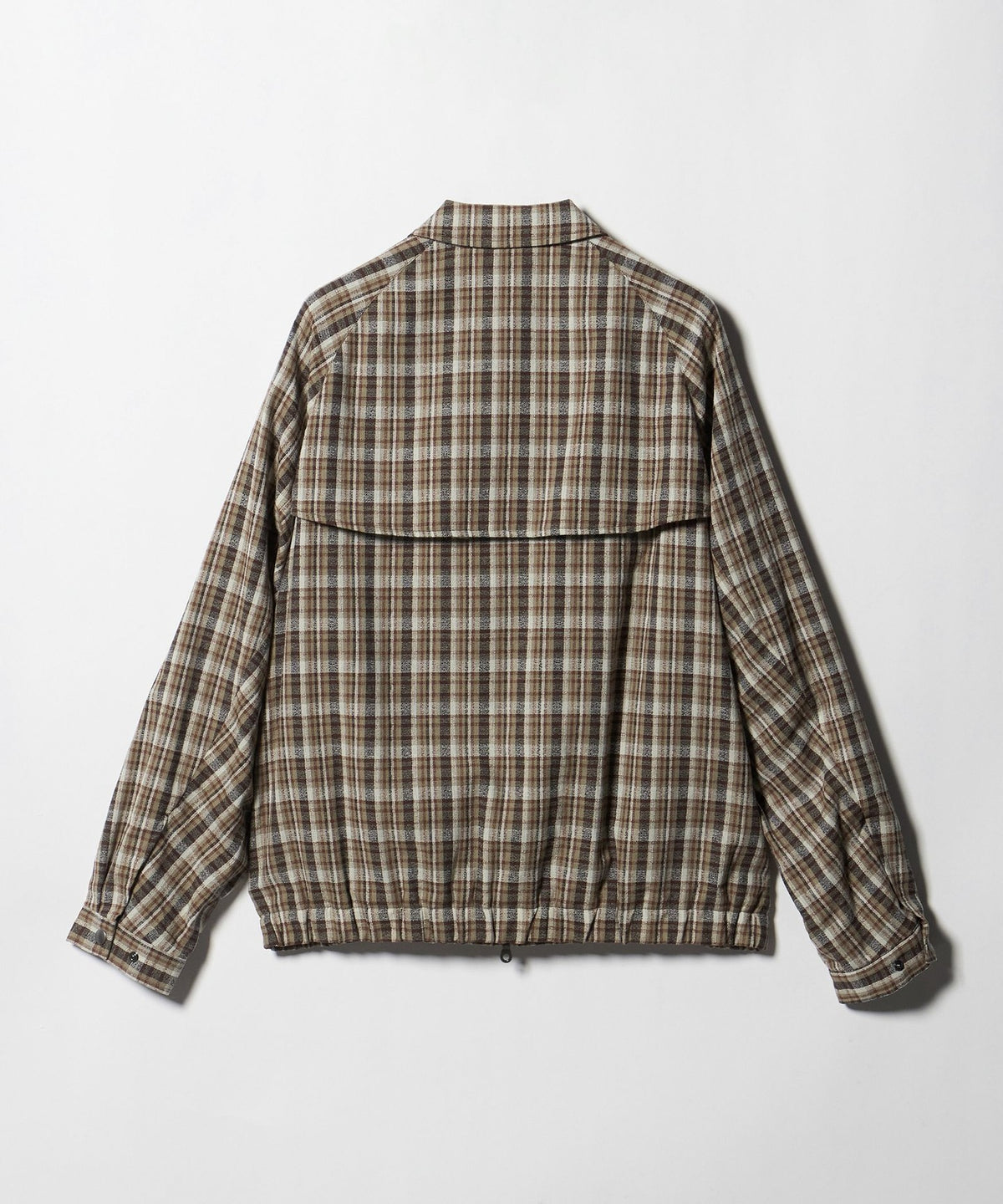 Blusón con cremallera a cuadros <UNITED ARROWS & SONS>