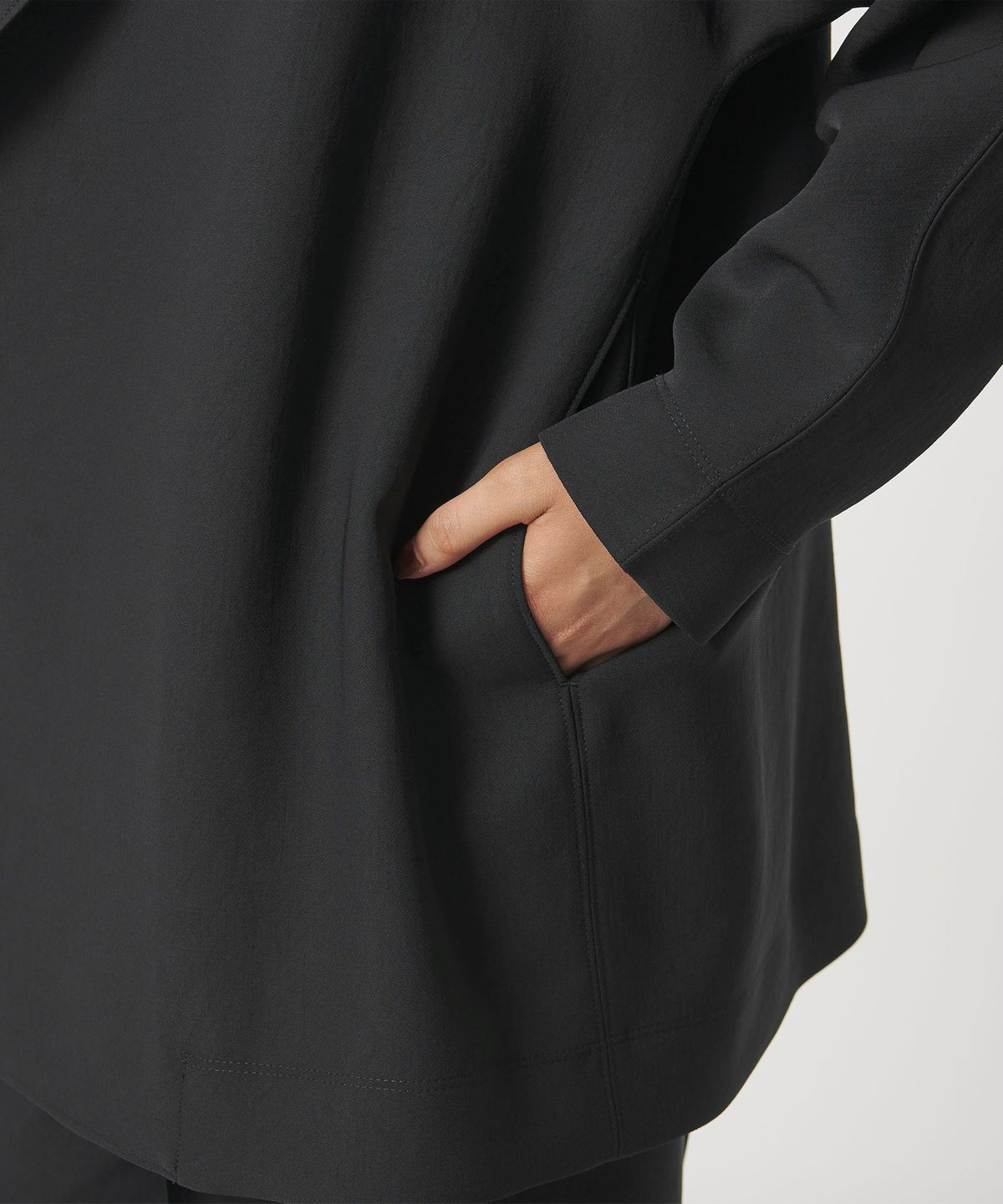 ＜D.O UNITED ARROWS BY DAISUKE OBANA for WOMEN＞+10 垂肩袖披肩领夹克