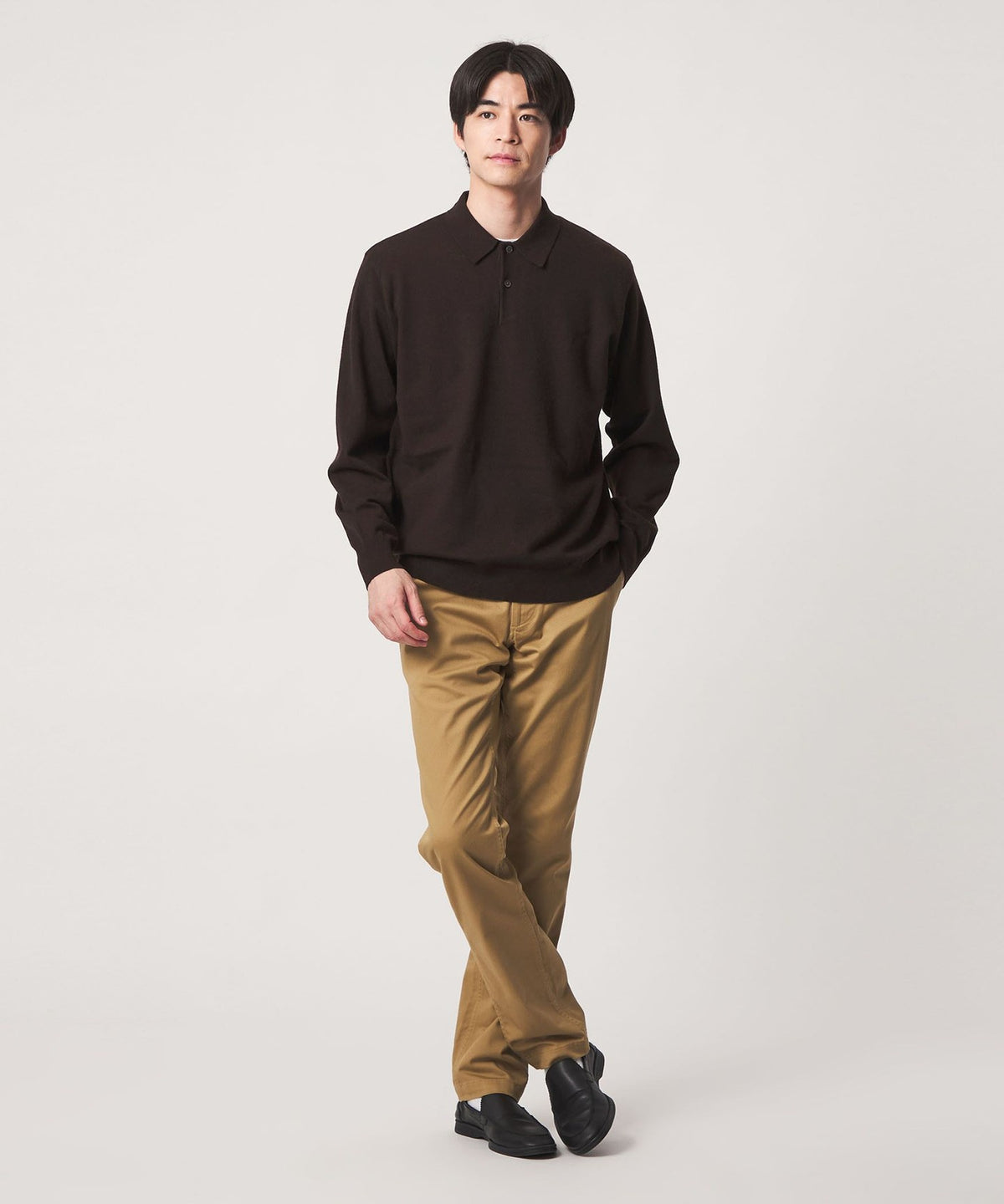 【线上限定】JUST fit 高密针织Polo衫
