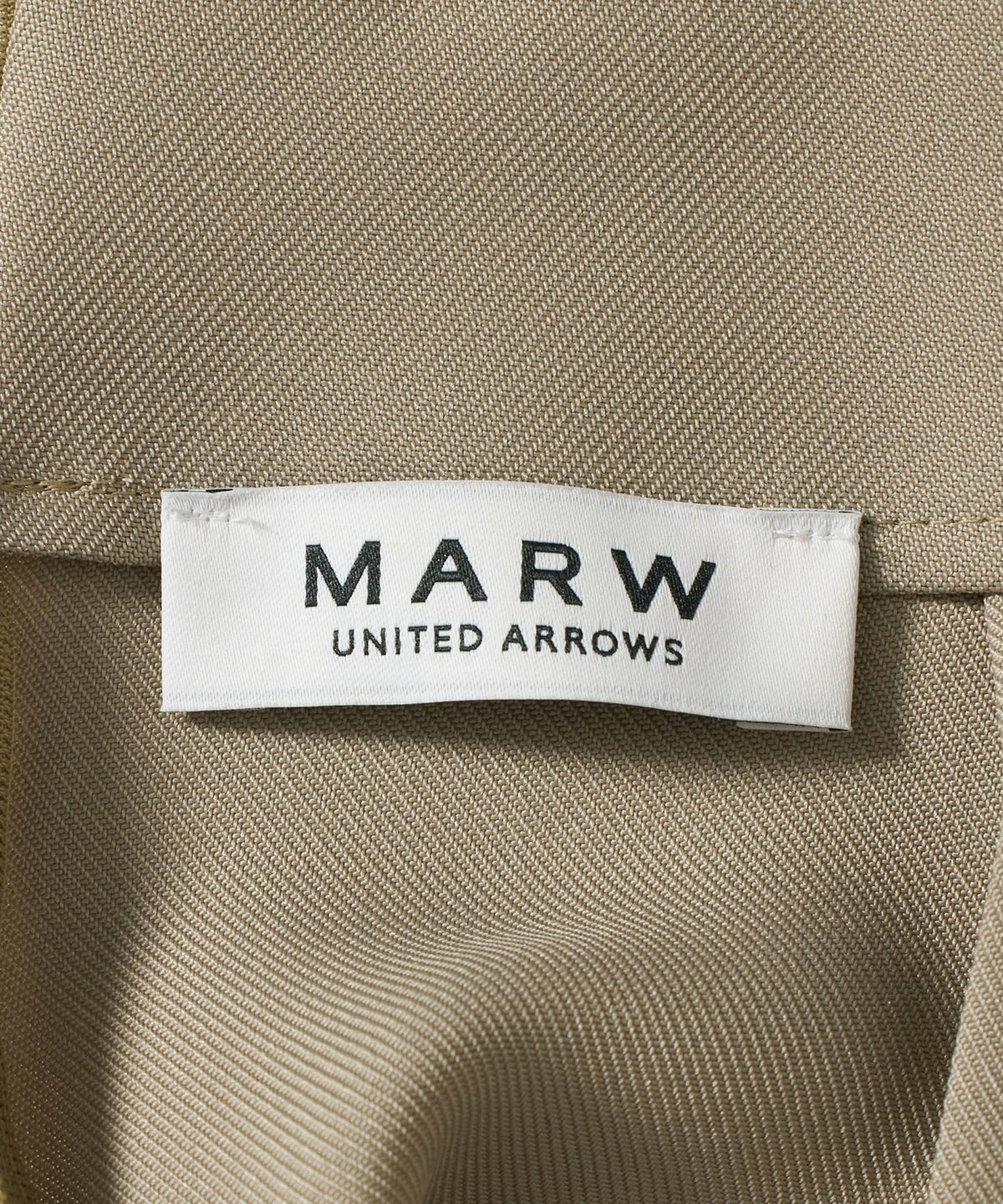 ＜MARW UNITED ARROWS＞前褶裥半身裙