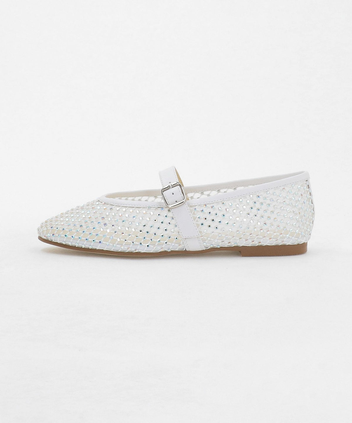 Mary Jane Bijou Flat Shoes 10↑