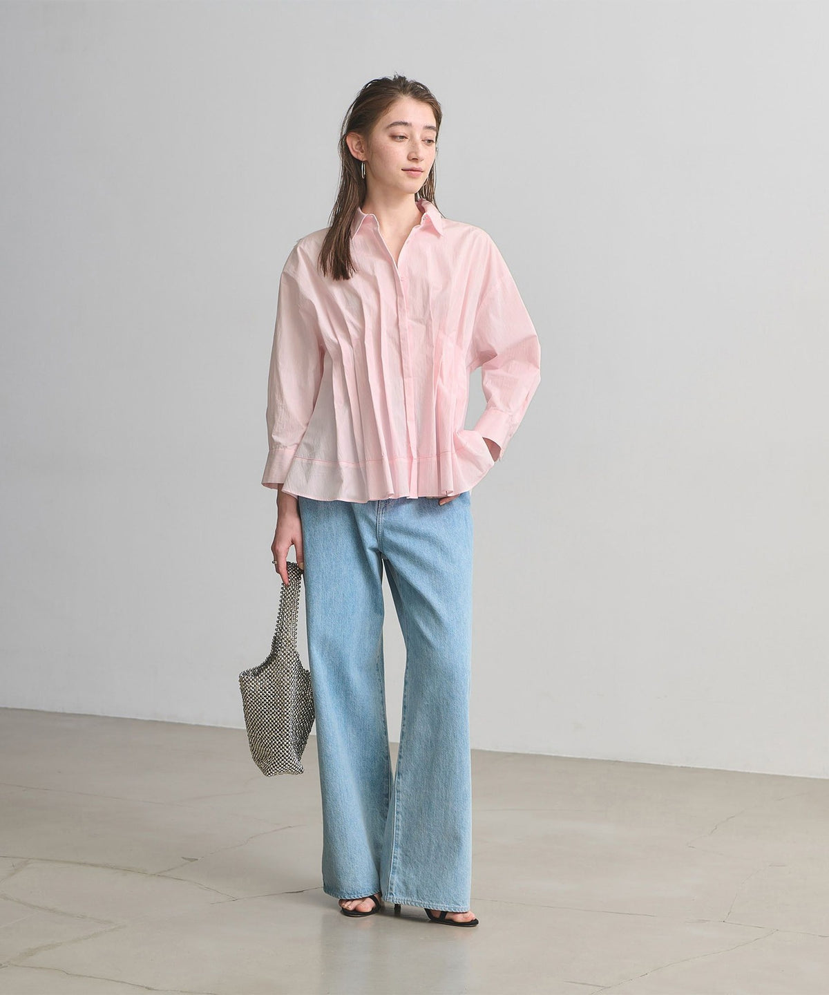Pintuck Shirt Blouse