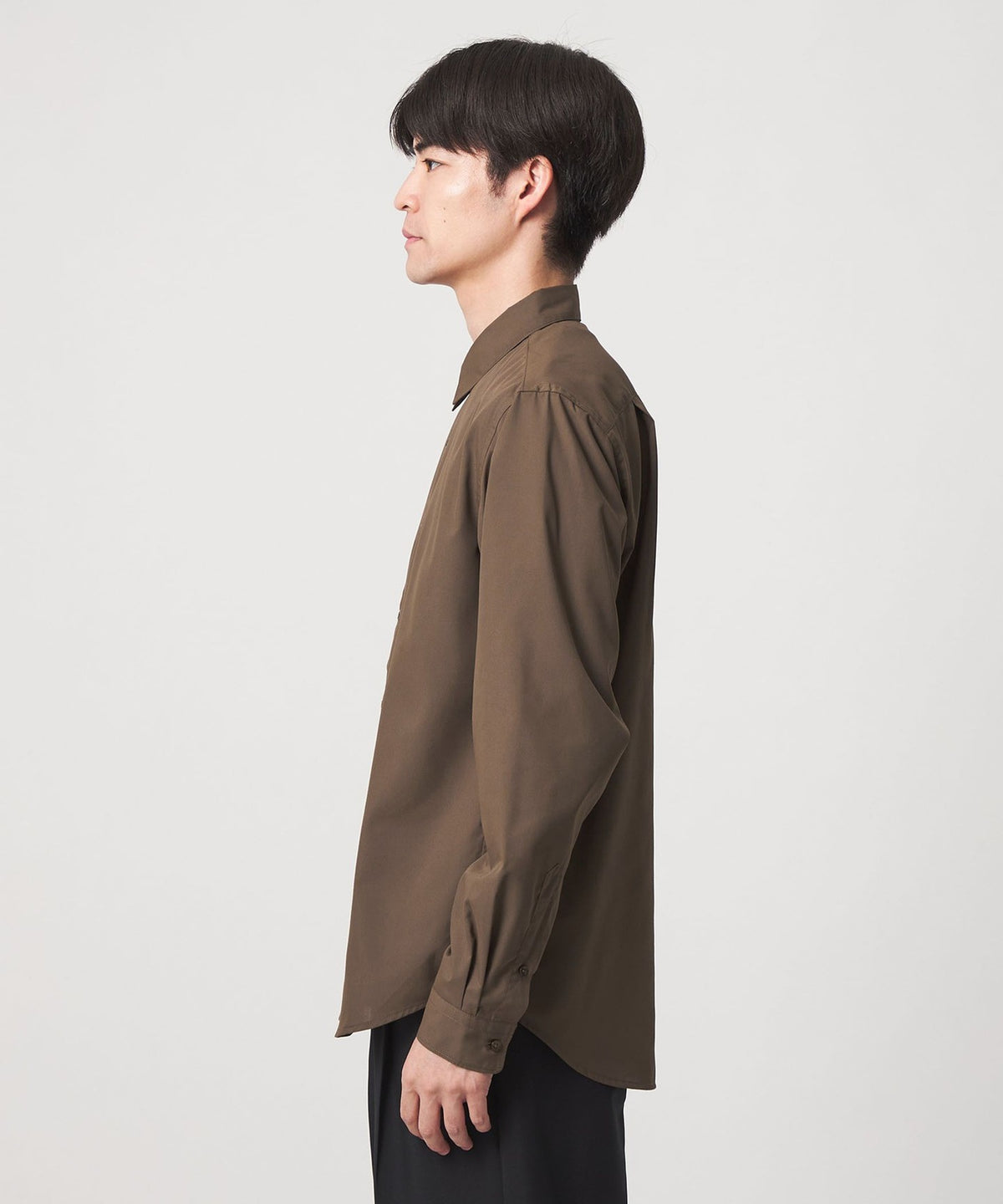 【网上限定】JUST fit 仿棉涤纶长袖衬衫