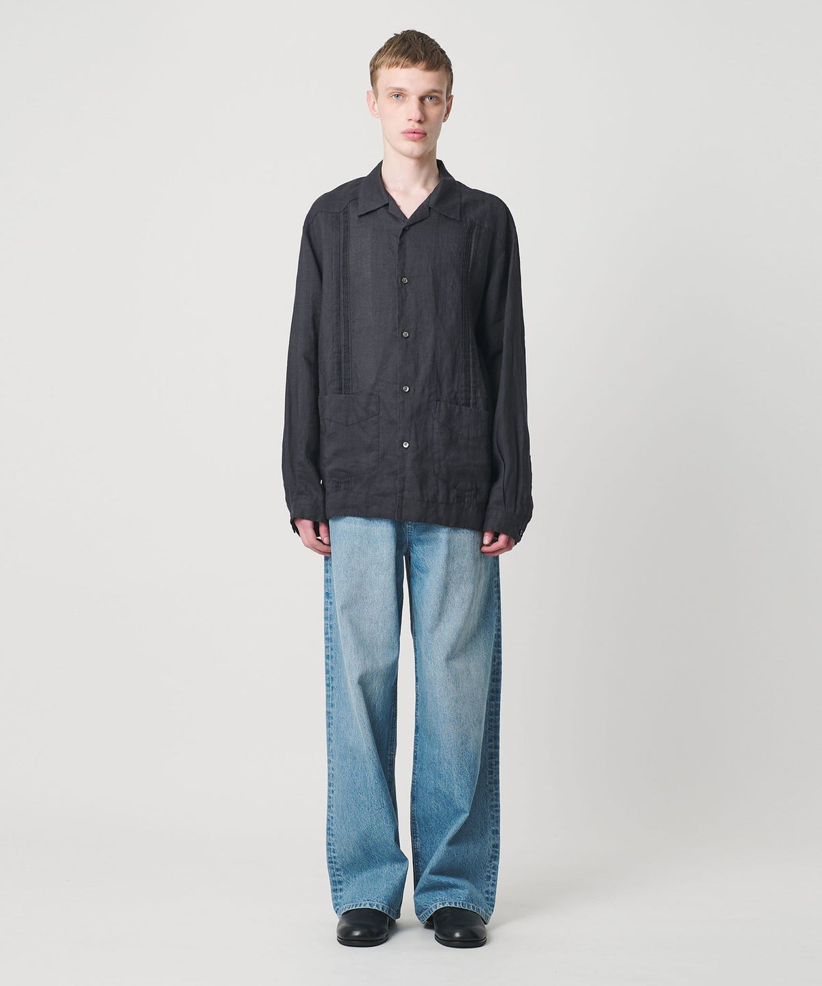 Ramie Canvas Cuba Shirt