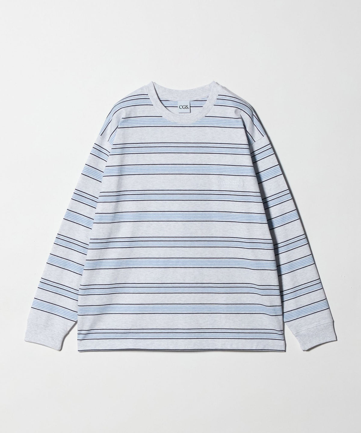 ＜CGS.＞オーガニック コットン ロングスリーブ ボーダー Tシャツ