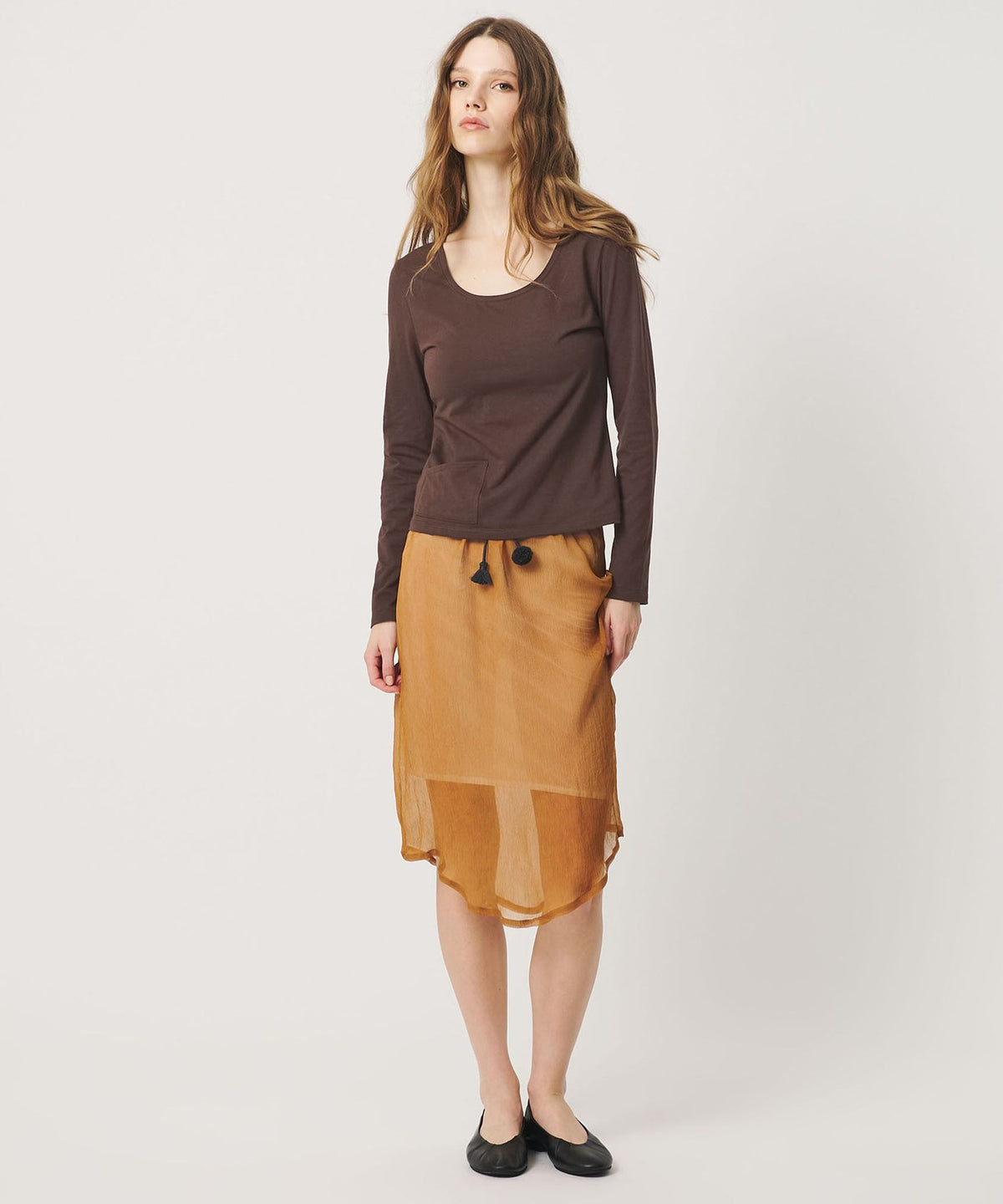 ＜ATTISESSION＞T-shirt utilitaire à poche