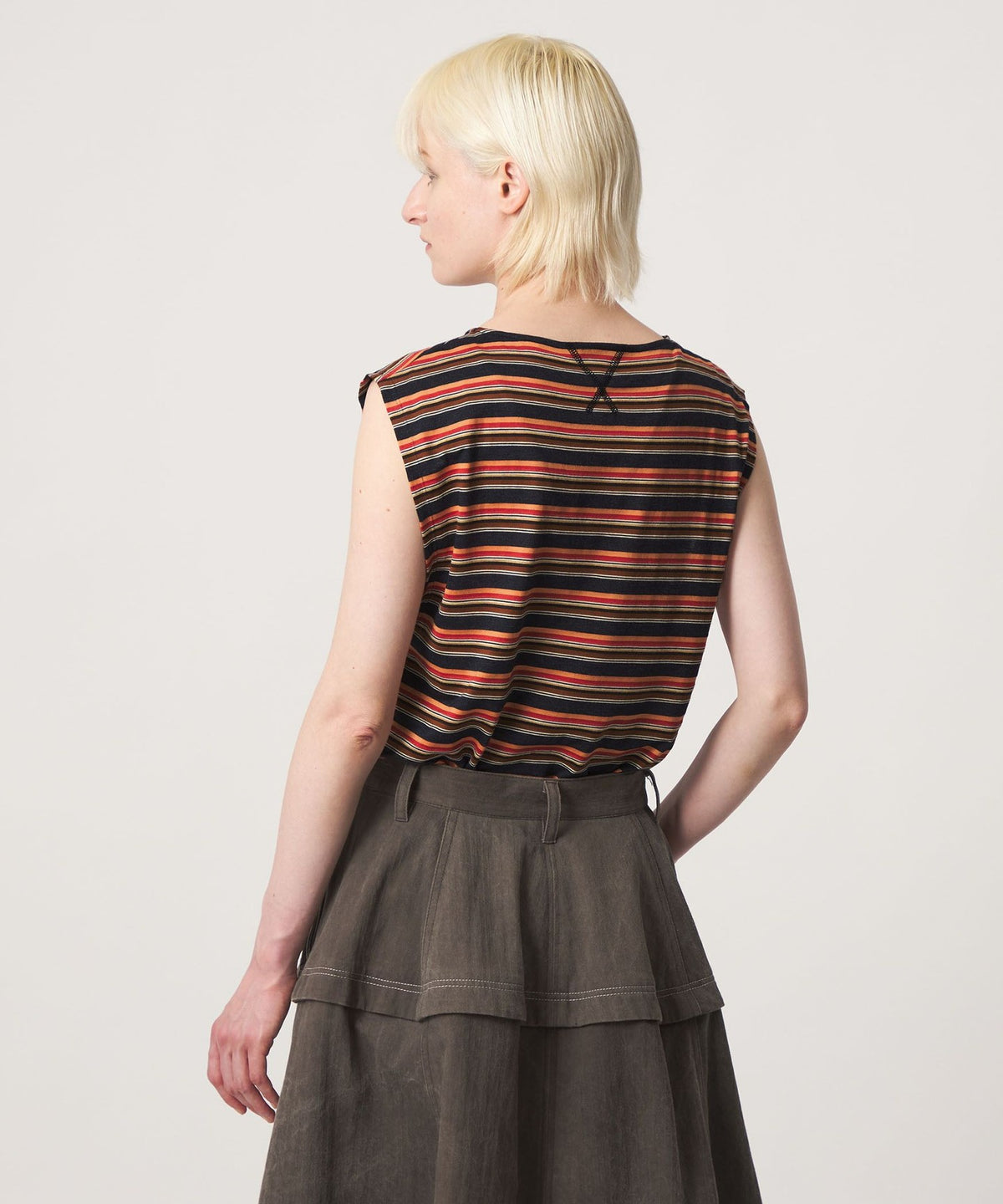 SPRING Multi-Stripe Sleeveless Top
