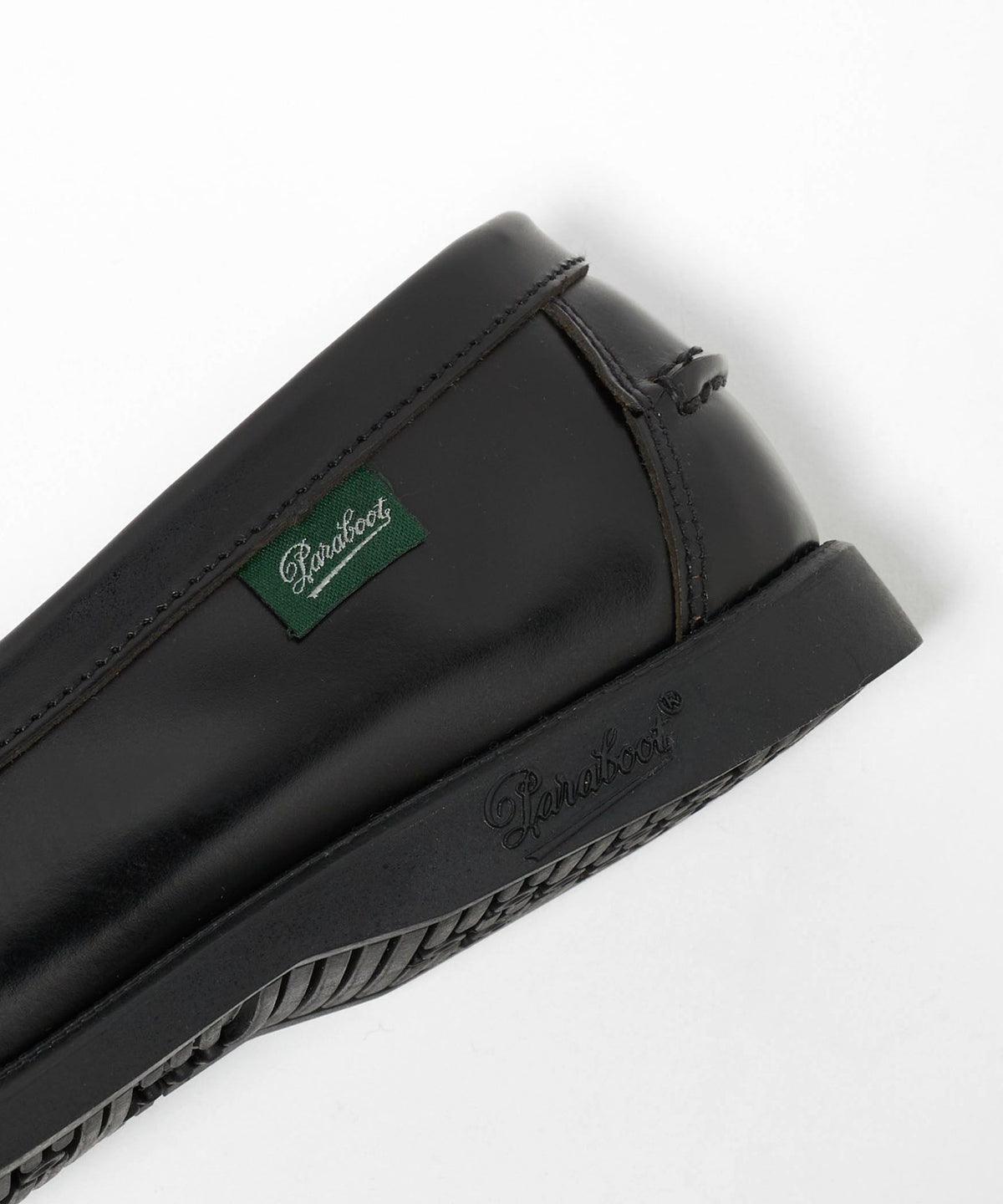 Exclusive <Paraboot> Bit Silver Deck Loafers