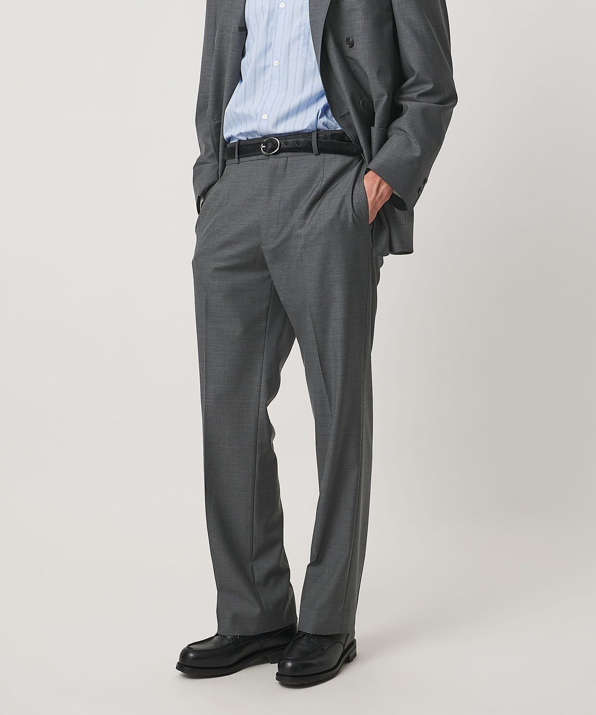 Super 140's Satin Modern Straight Slacks