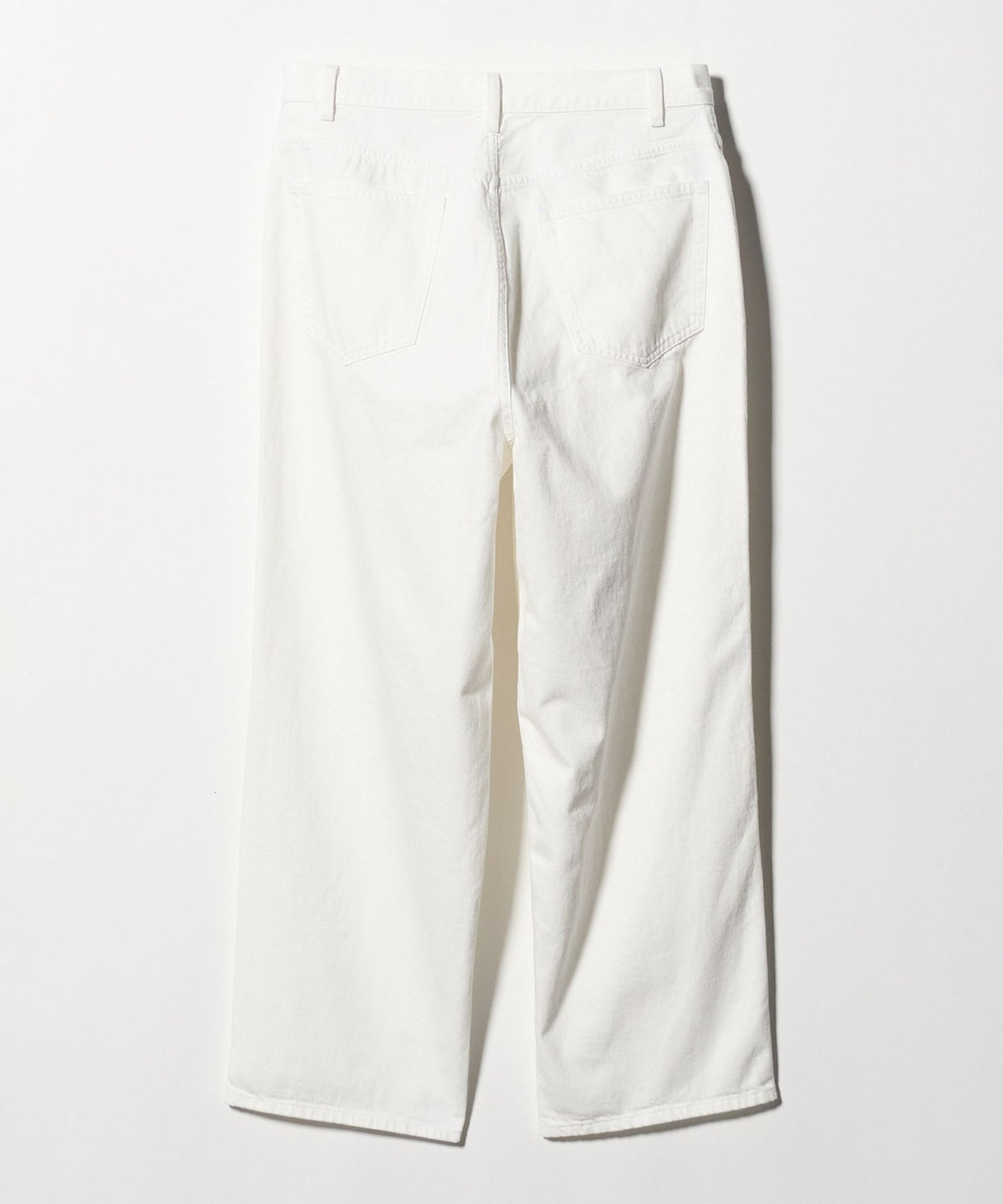 Pantalon 5 poches en denim blanc fuselé NO.9