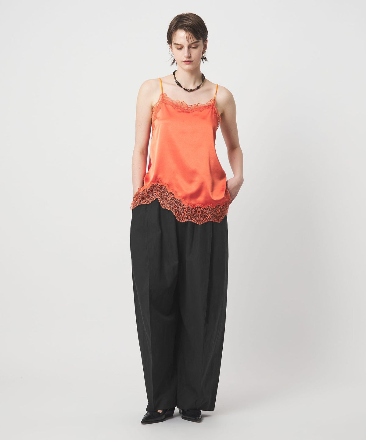 <ASTRAET> Volume Barrel Wide Pants
