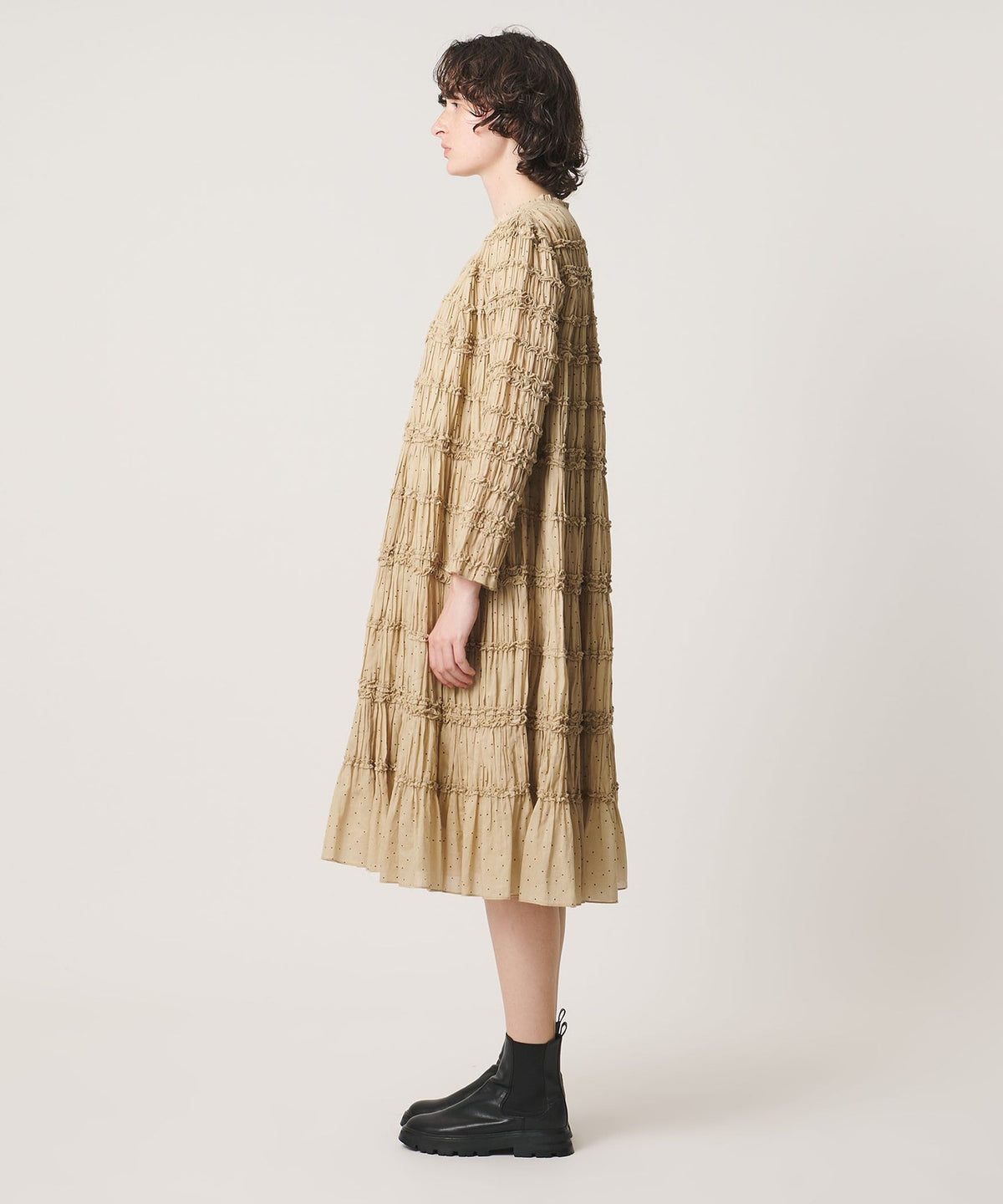 <Pheeta> Billie Midi-Length Dot Print Dress / 016C-40P