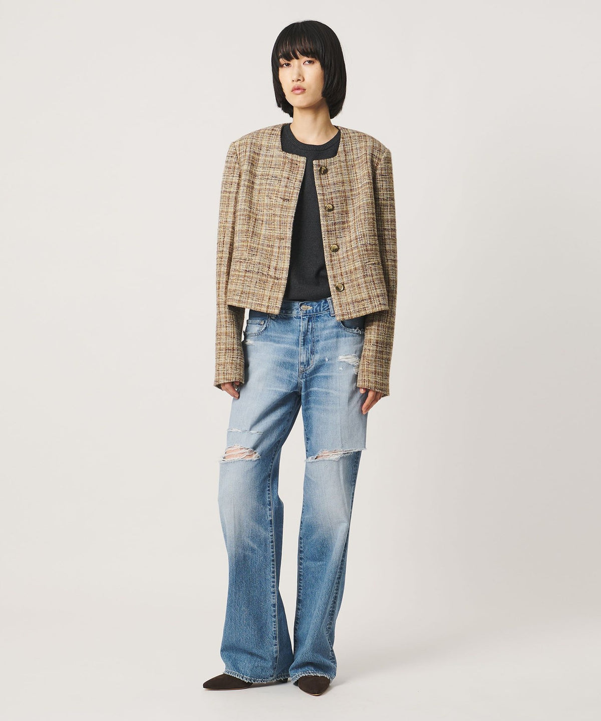 <AEWEN MATOPH> Tweed Short Jacket