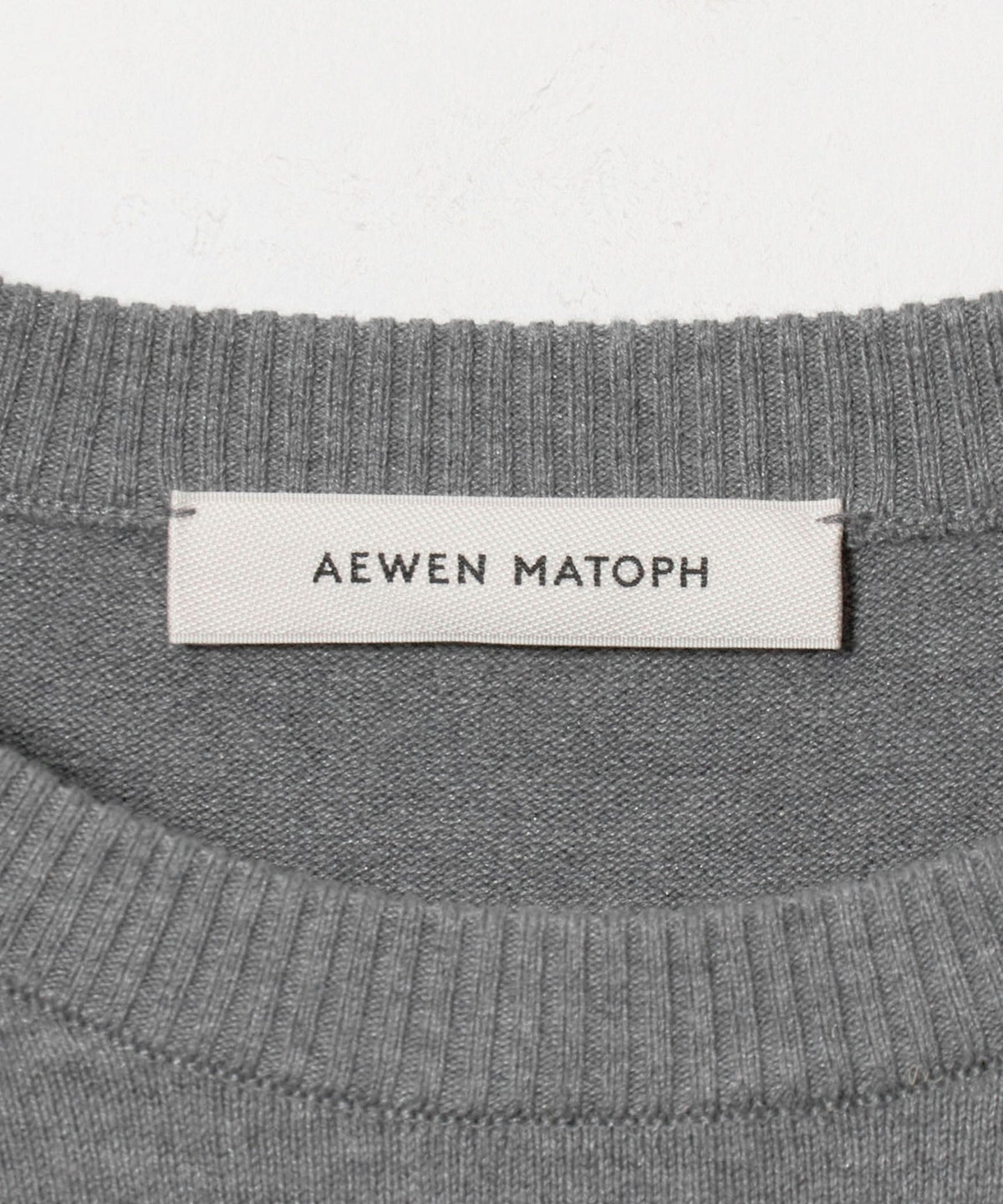 <AEWEN MATOPH> Padded Shoulder Knit Top