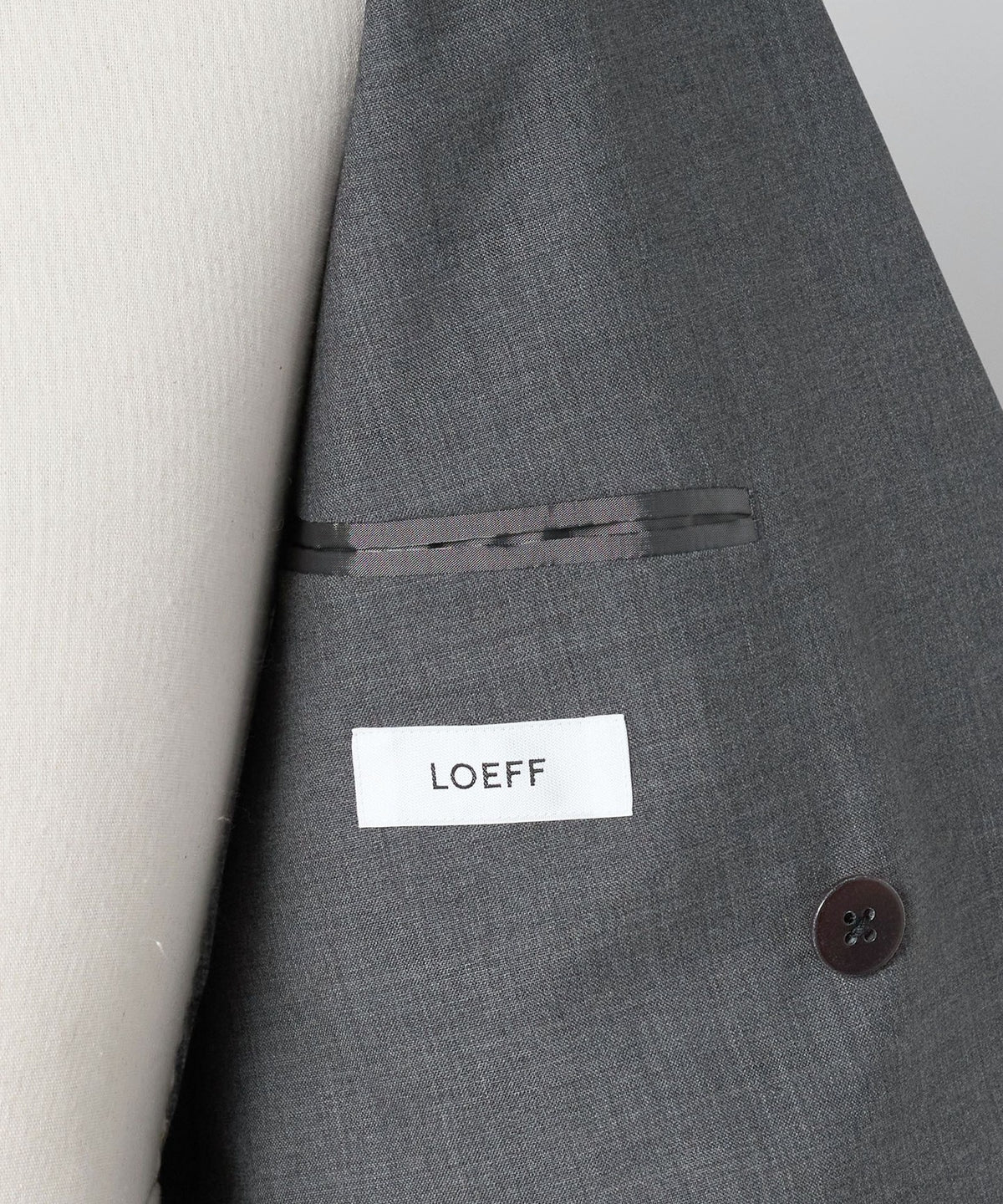 ＜LOEFF＞熱帶羊毛盒型西裝外套