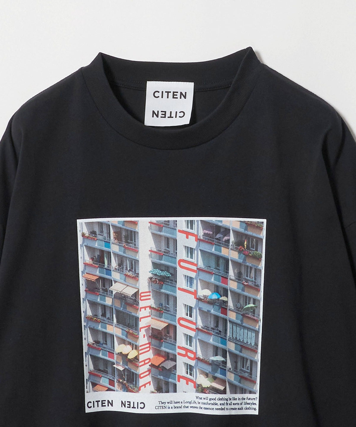 ＜CITEN＞照片印花长袖T恤