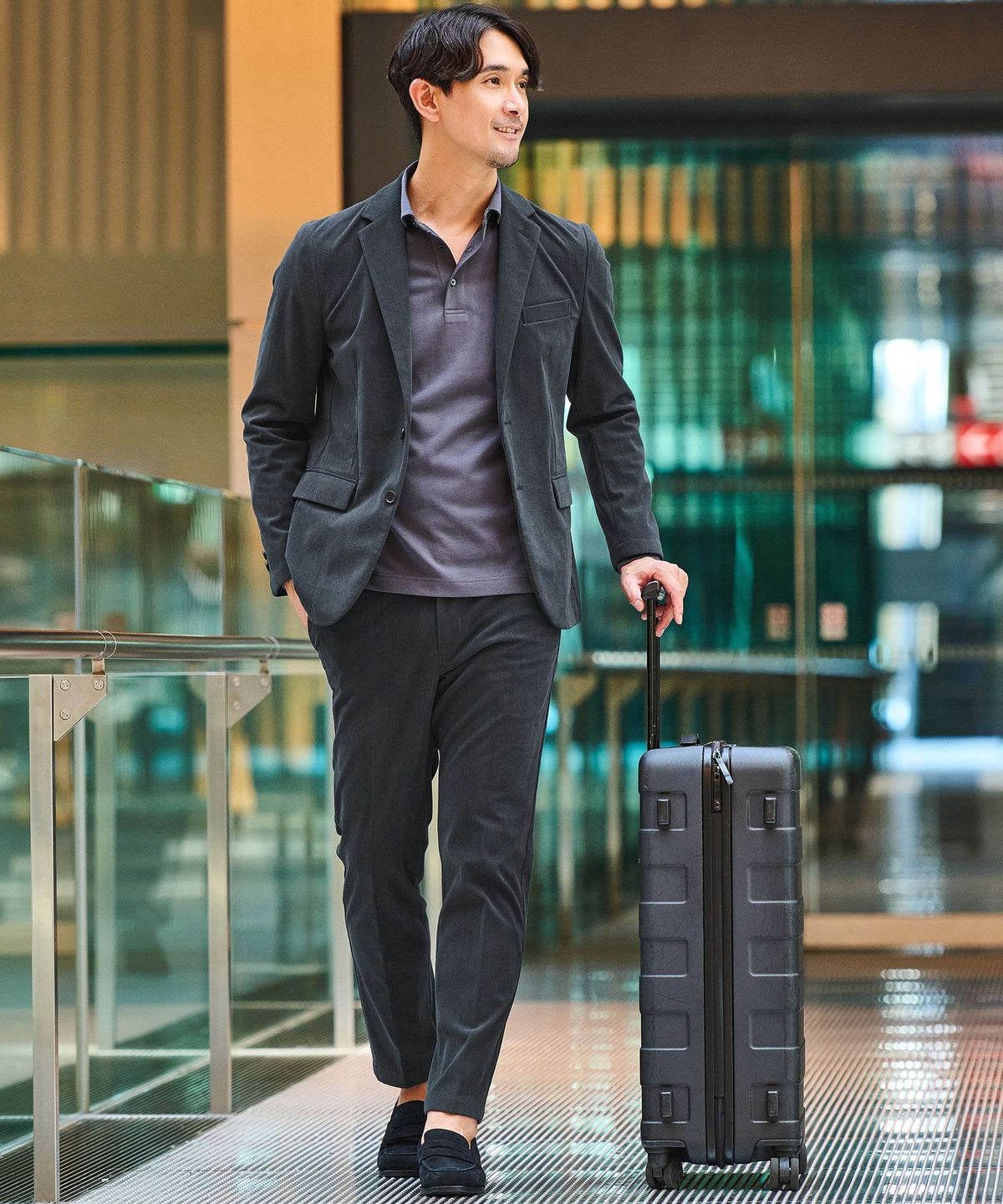 WEB Exclusive JUST fit Corduroy Narrow Fit Set-Up Jacket & Pants