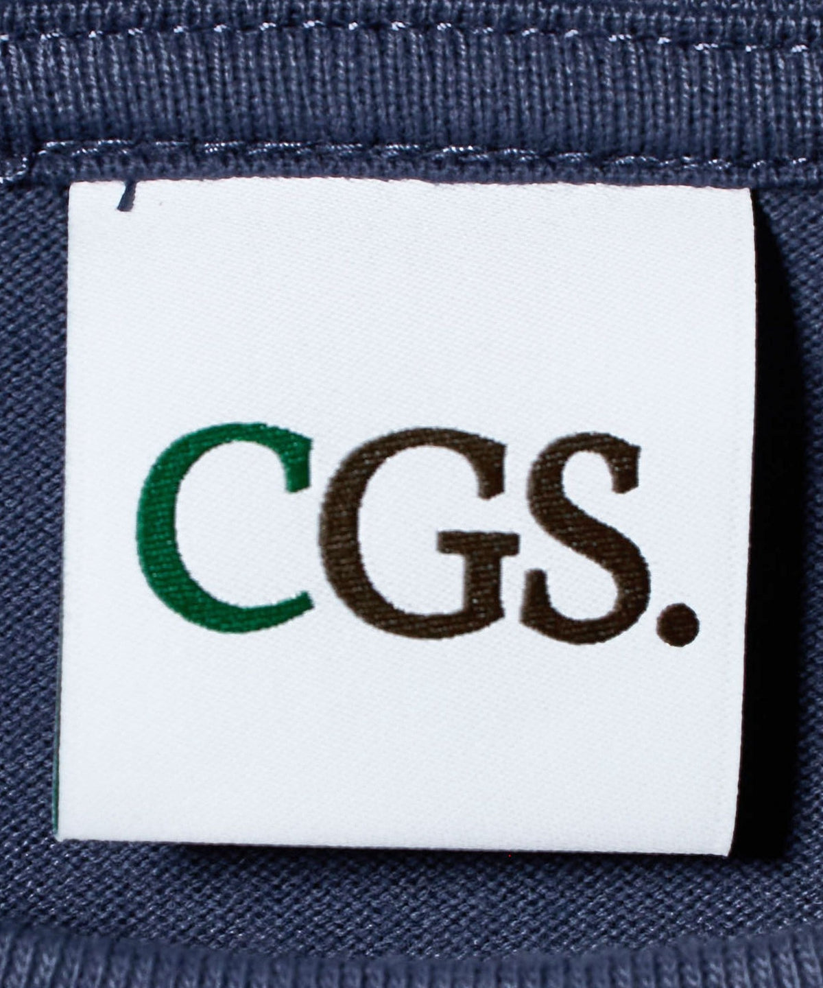 ＜CGS.＞ 有机棉 假两件长袖 T恤