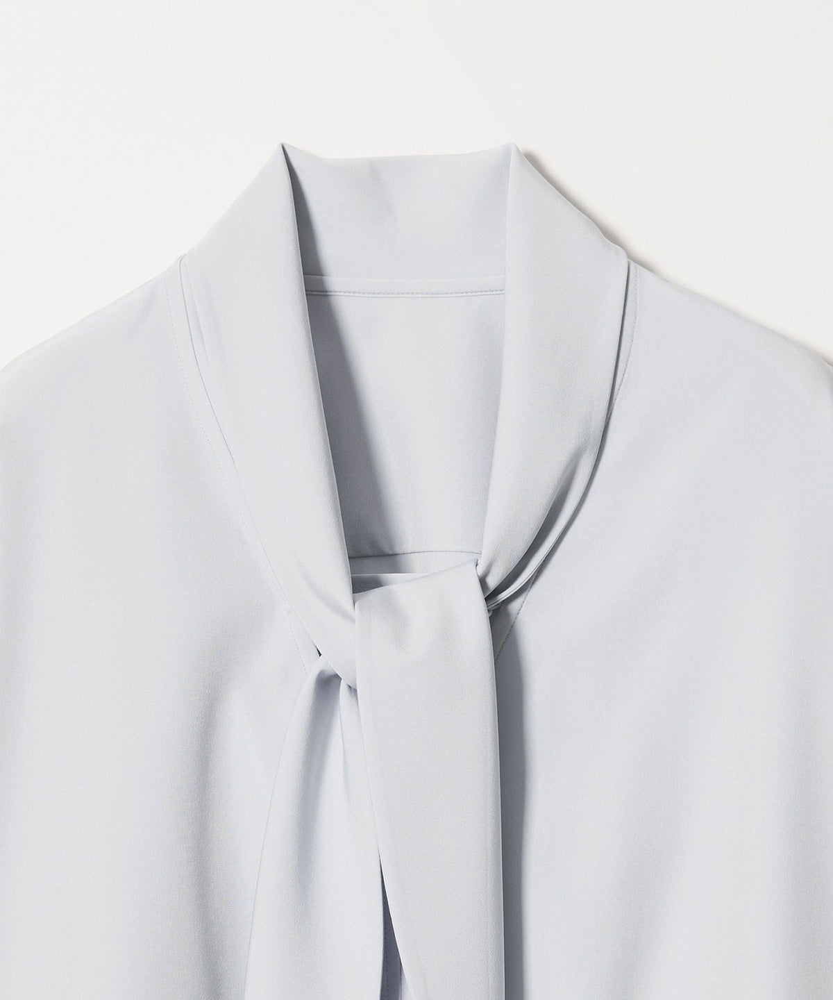 【官網限定 Wardrobe DAILY MINIMAL】絲巾領結襯衫 可手洗