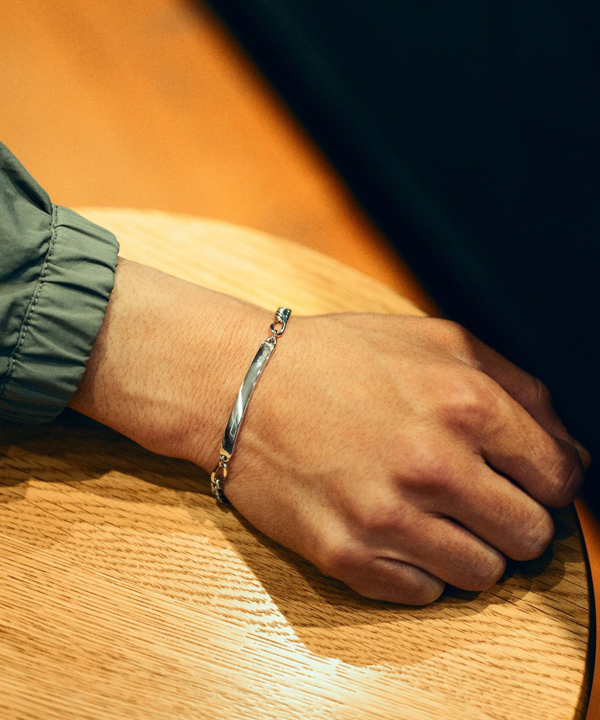 ＜green label relaxing＞ Bracelet chaîne ID