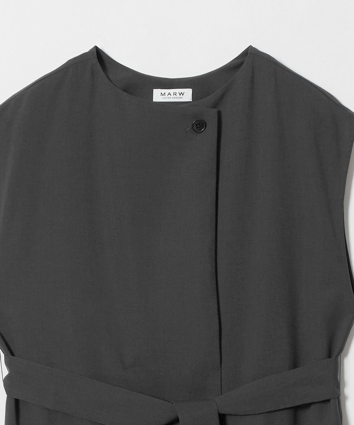 ＜MARW UNITED ARROWS＞打褶腰带两穿式连衣裙