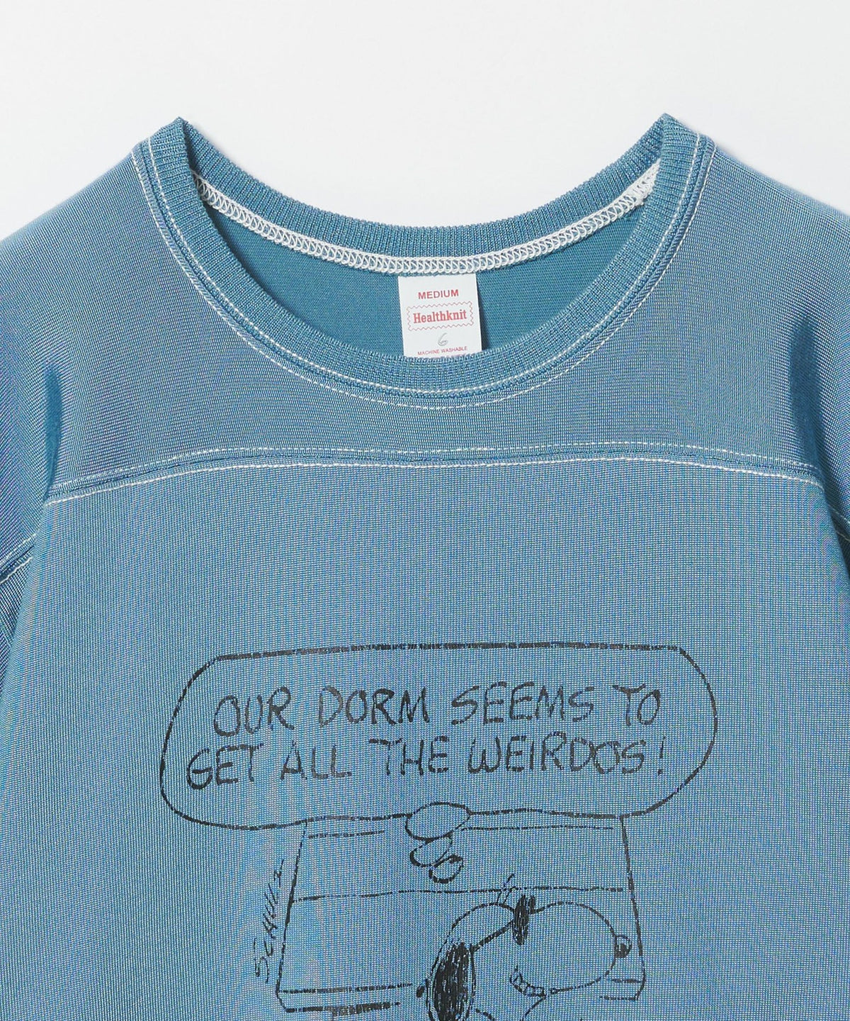 Exclusive <Healthknit for 6> SNOOPY Football T-shirt