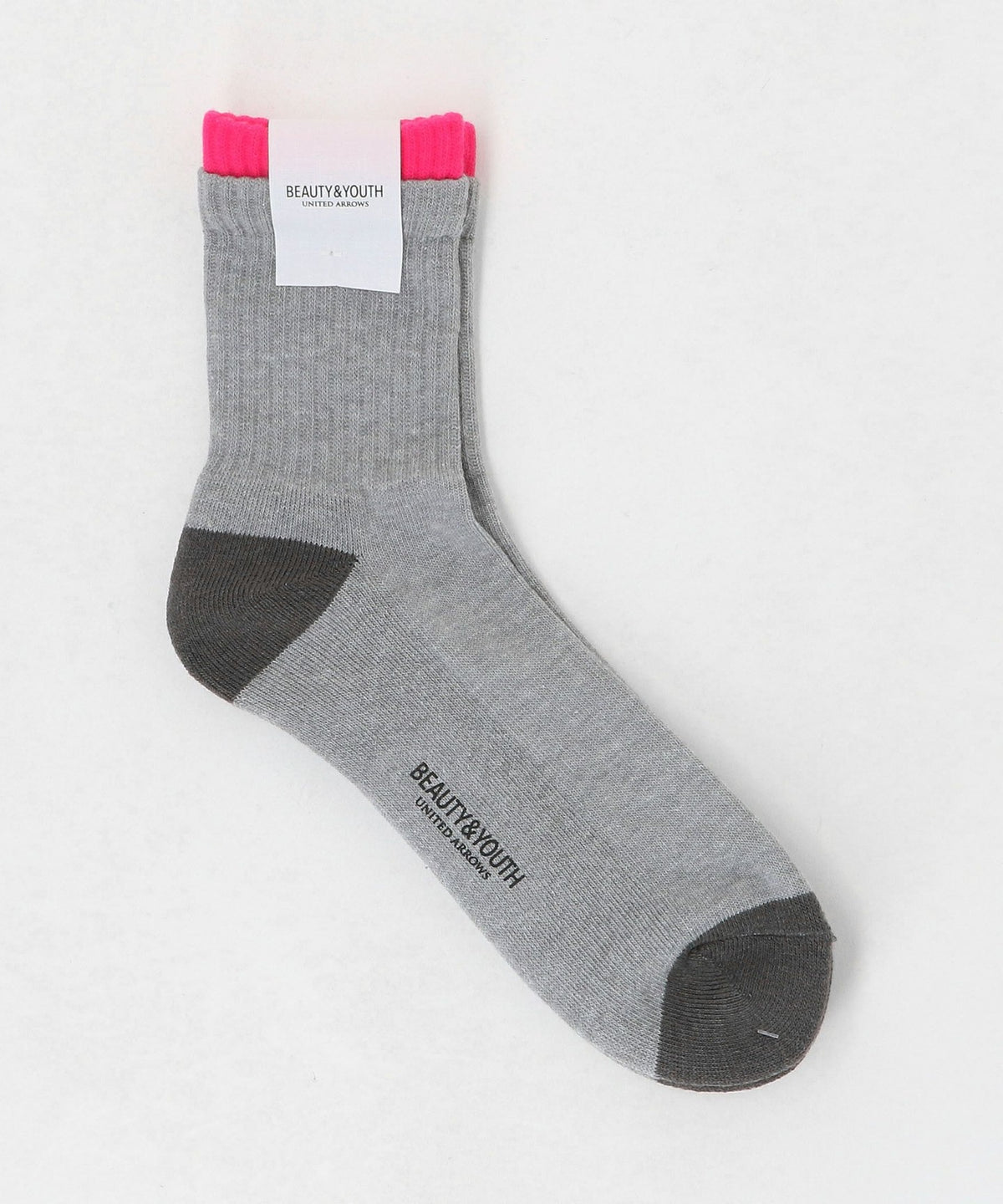 Layered Rib Pile Quarter Socks