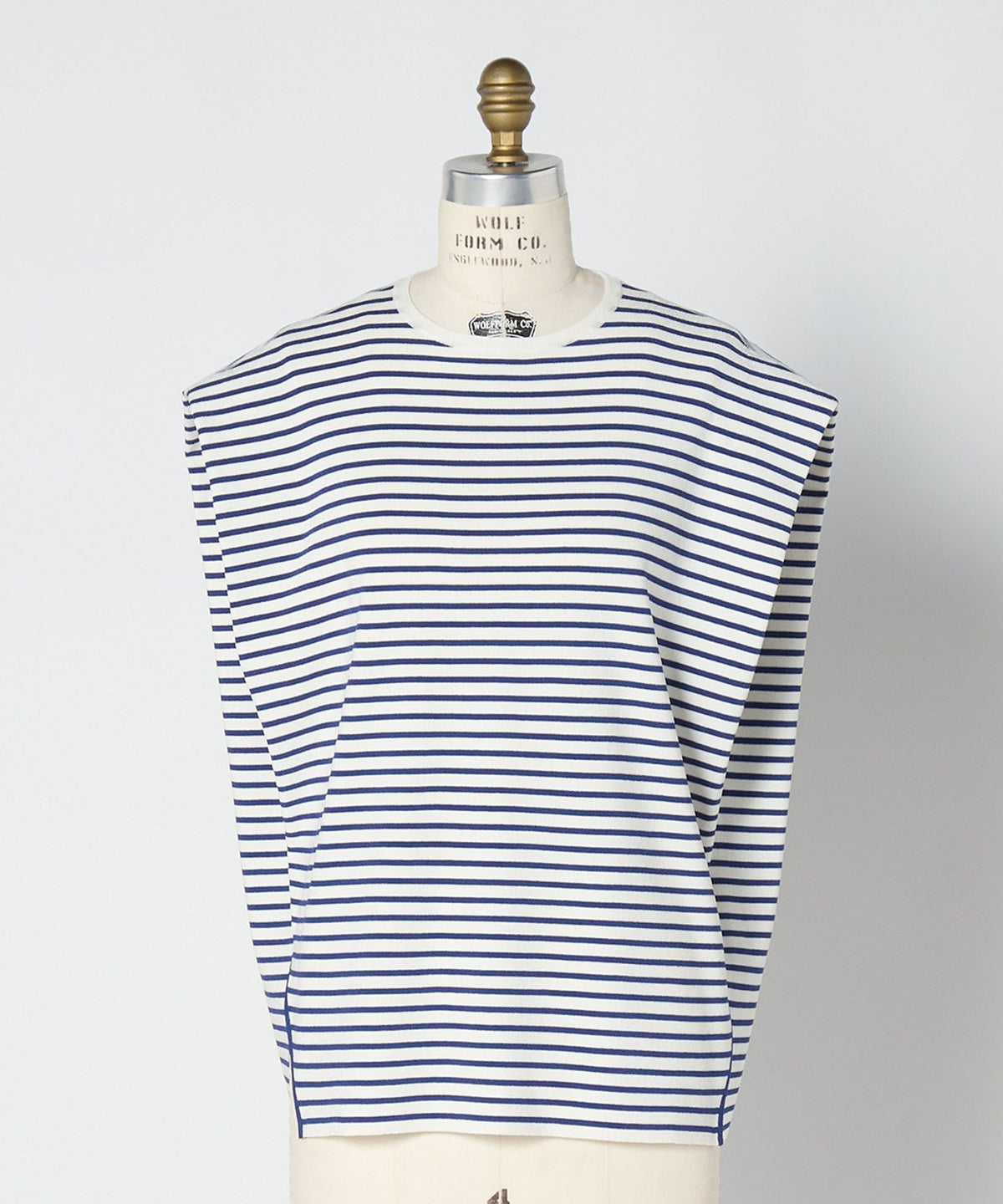 SPRING2 18G Border Knit Vest