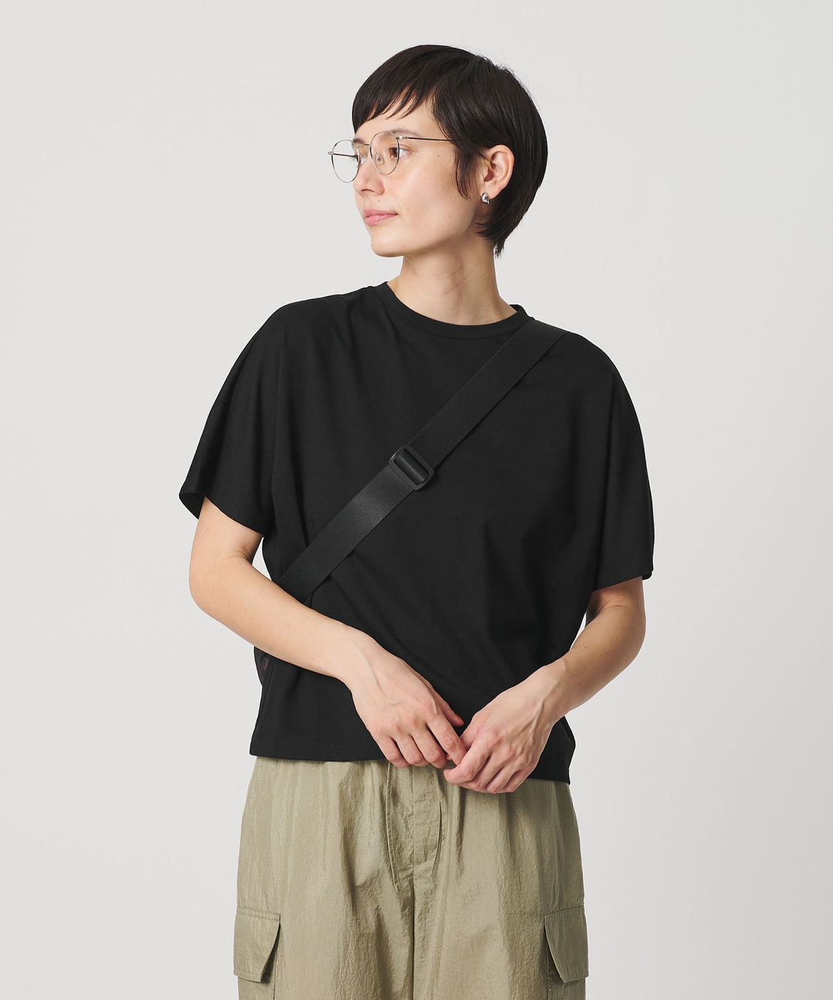 【Exclusivité Web Wardrobe DAILY MINIMAL】T-shirt à manches dolman