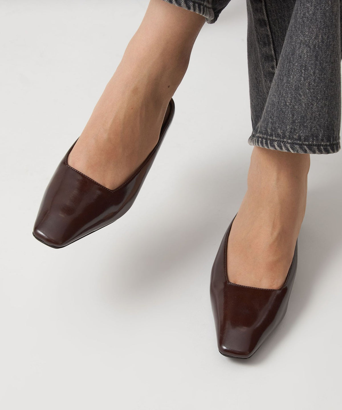 Square Blockabsatz-Mule (3 cm Absatz)