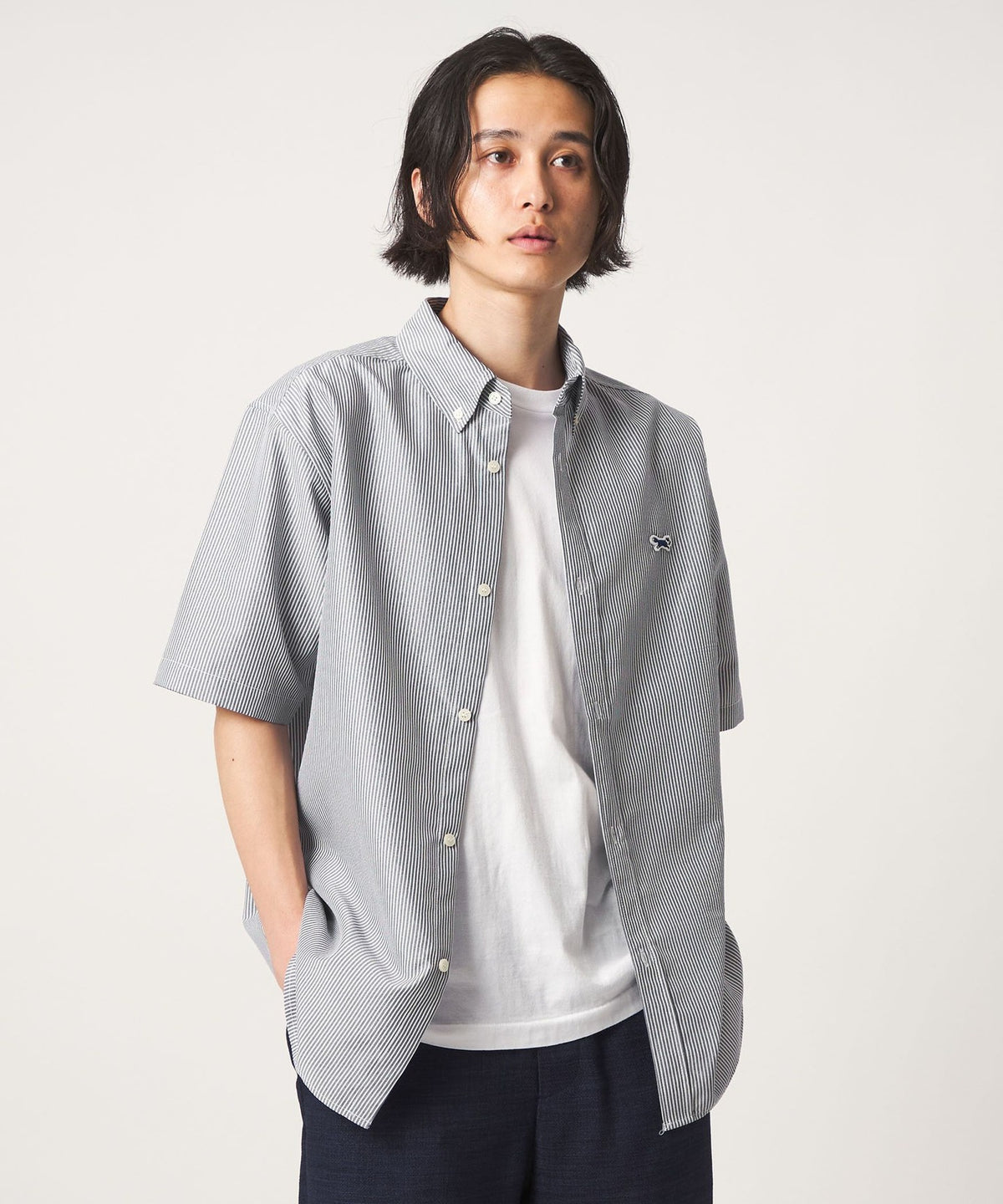 【独家合作】＜PENNEYS＞泡泡纱纽扣领衬衫＜A DAY IN THE LIFE＞