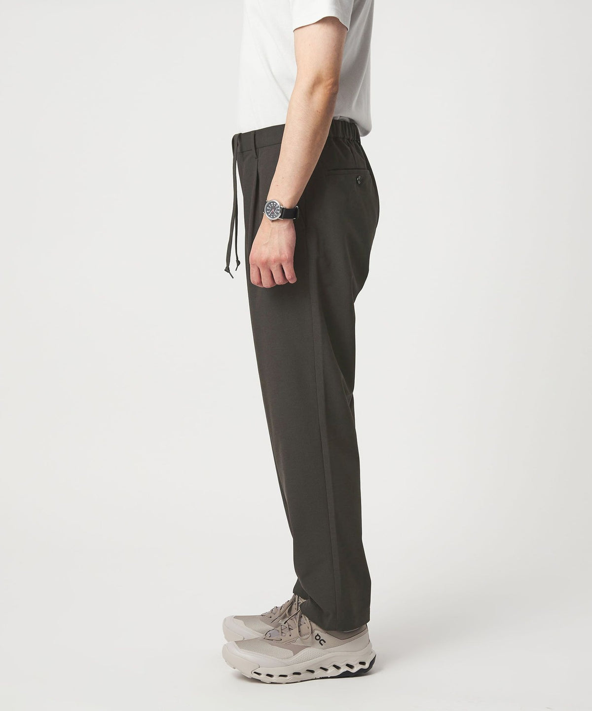 Warp Knit 1-Pleat Utility Easy Pants W2 - Stretch & Quick-Dry