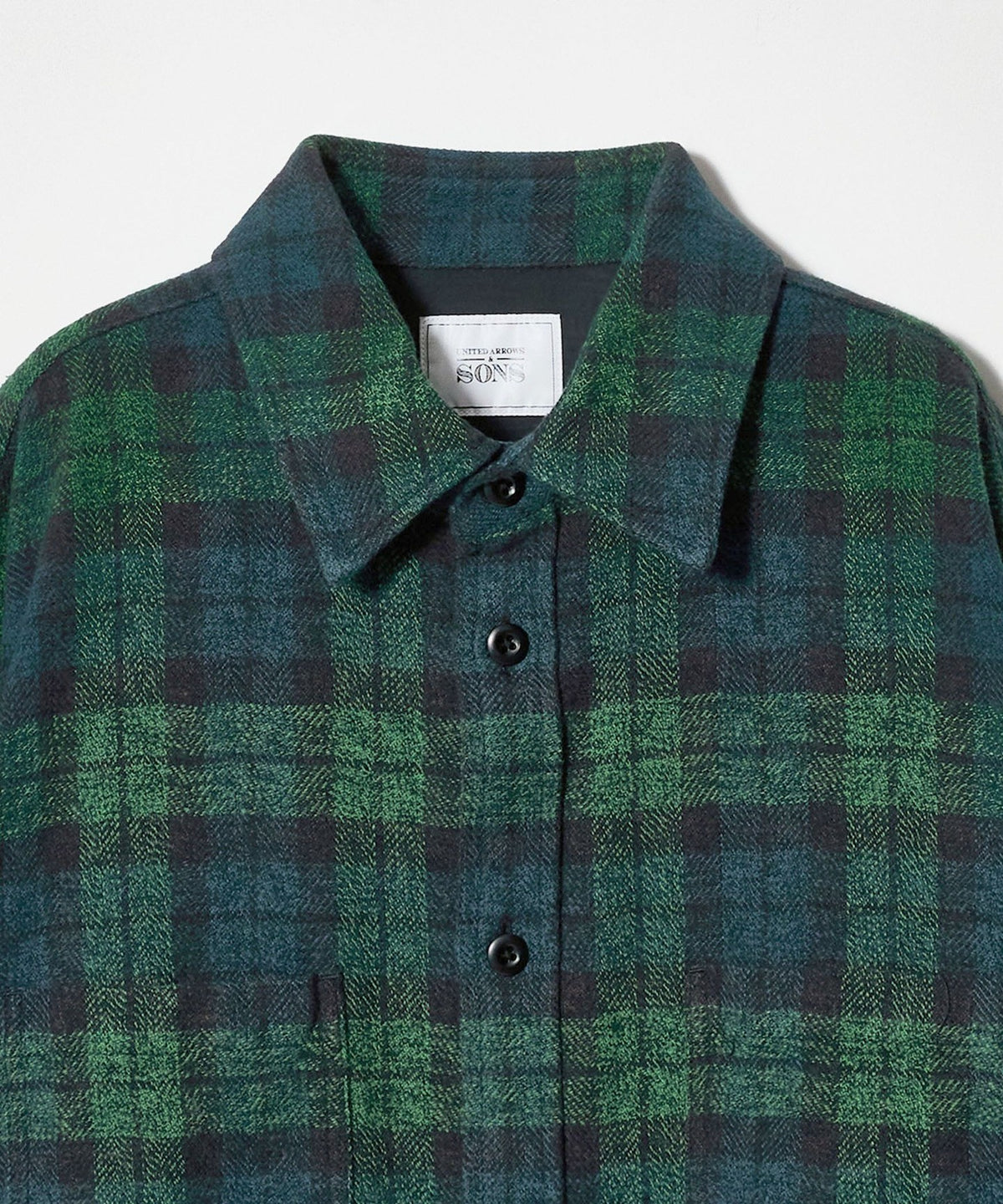 ＜UNITED ARROWS & SONS＞ TWDY CTN 格纹衬衫