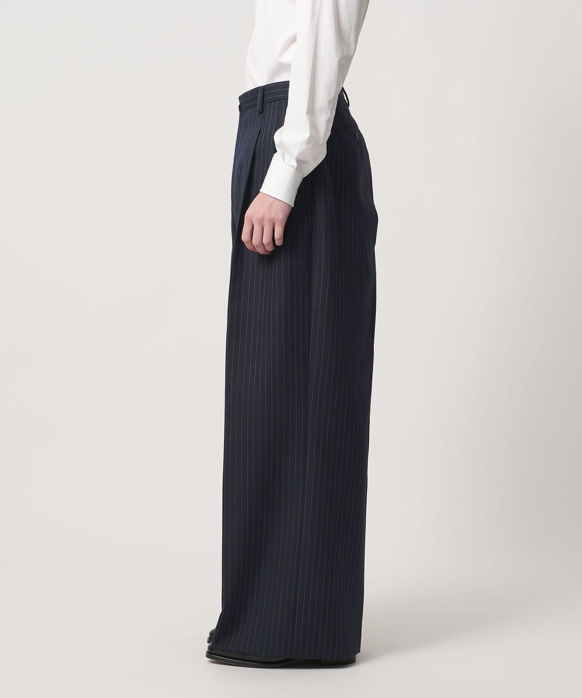 ＜UNITED ARROWS & SONS by MASATAKA HATTORI＞ 大廓形雙褶長褲/西裝褲