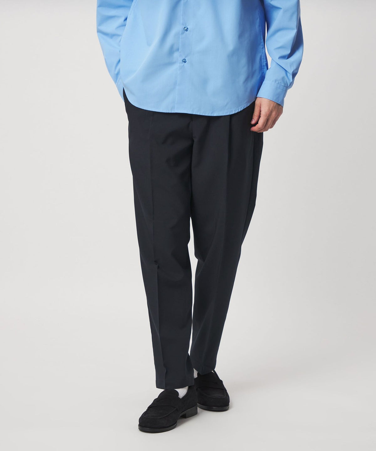 【網路限定】JUST fit 速乾聚酯纖維 單褶易搭長褲 -吸濕快乾-