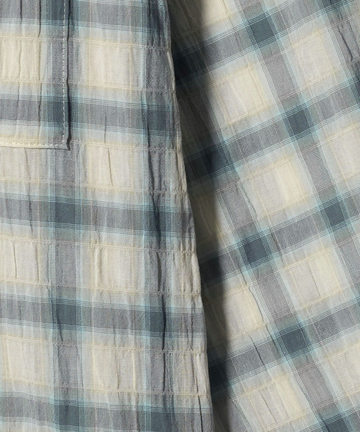 WEB Limited <at ease> Hood Check Shirt