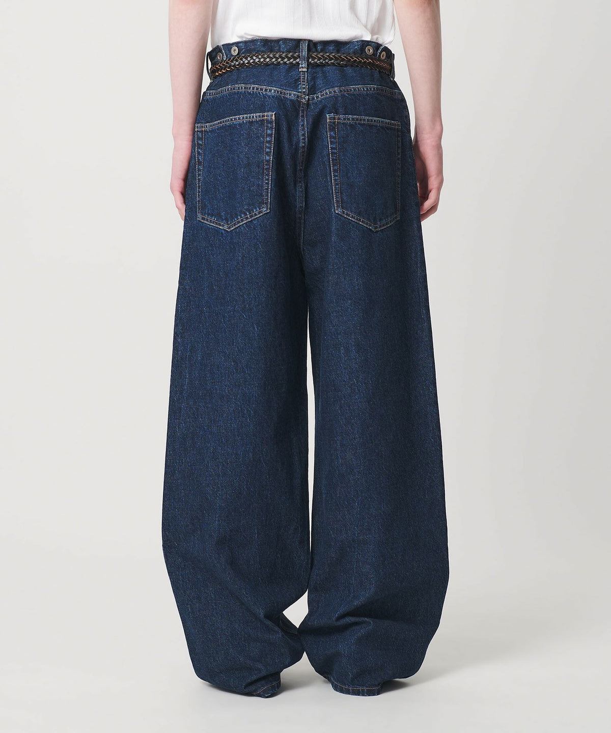 Denim Loose Pocket Baggy Pants