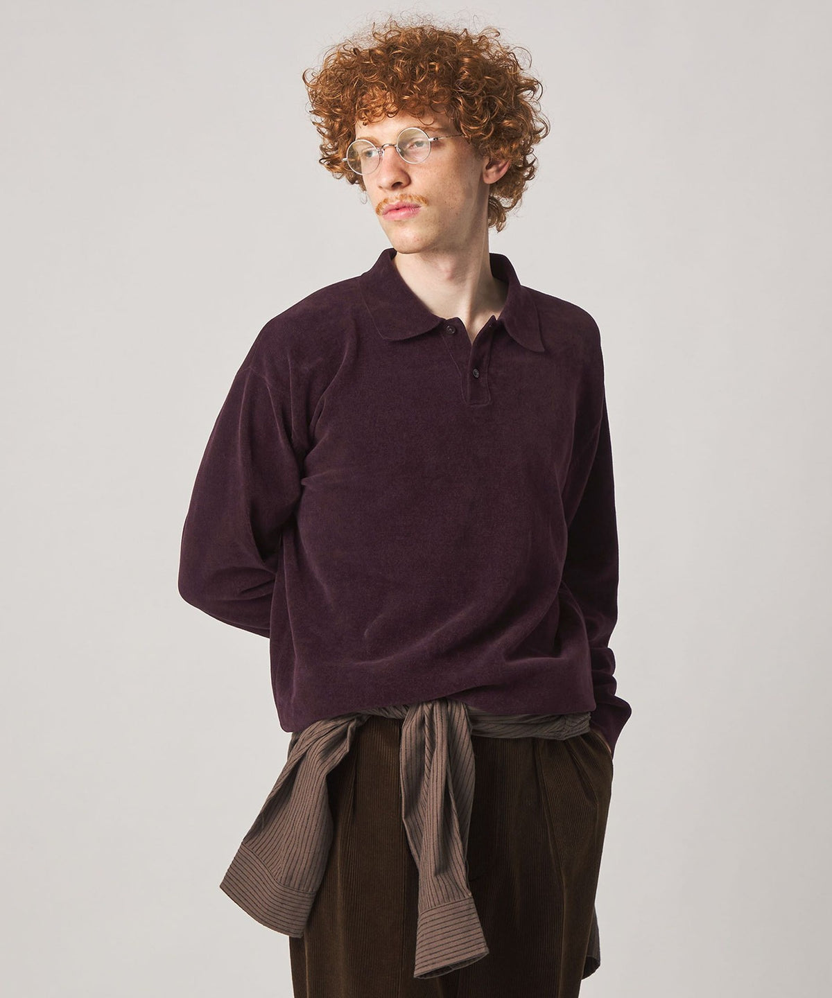 ＜Steven Alan＞ Mash Cotton 雙釦針織Polo衫