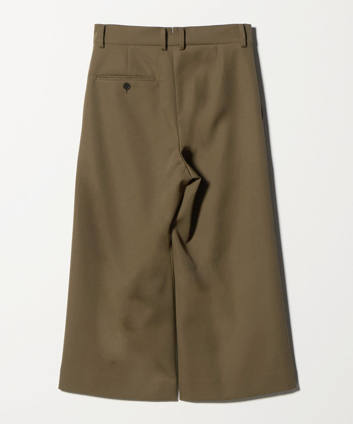 <H> Gabardine Cross Cropped Pants