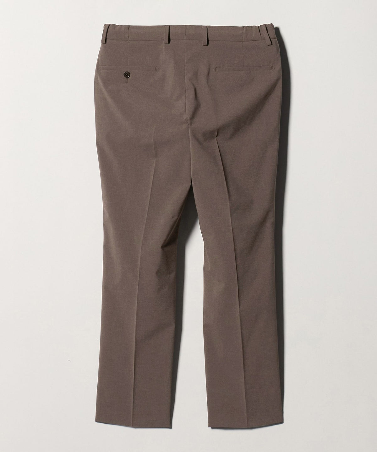 <A+> Polyester Pinhead Standard Easy No-Pleat Slacks Setup Pants - Washable, Stretch, Water-Repellent -