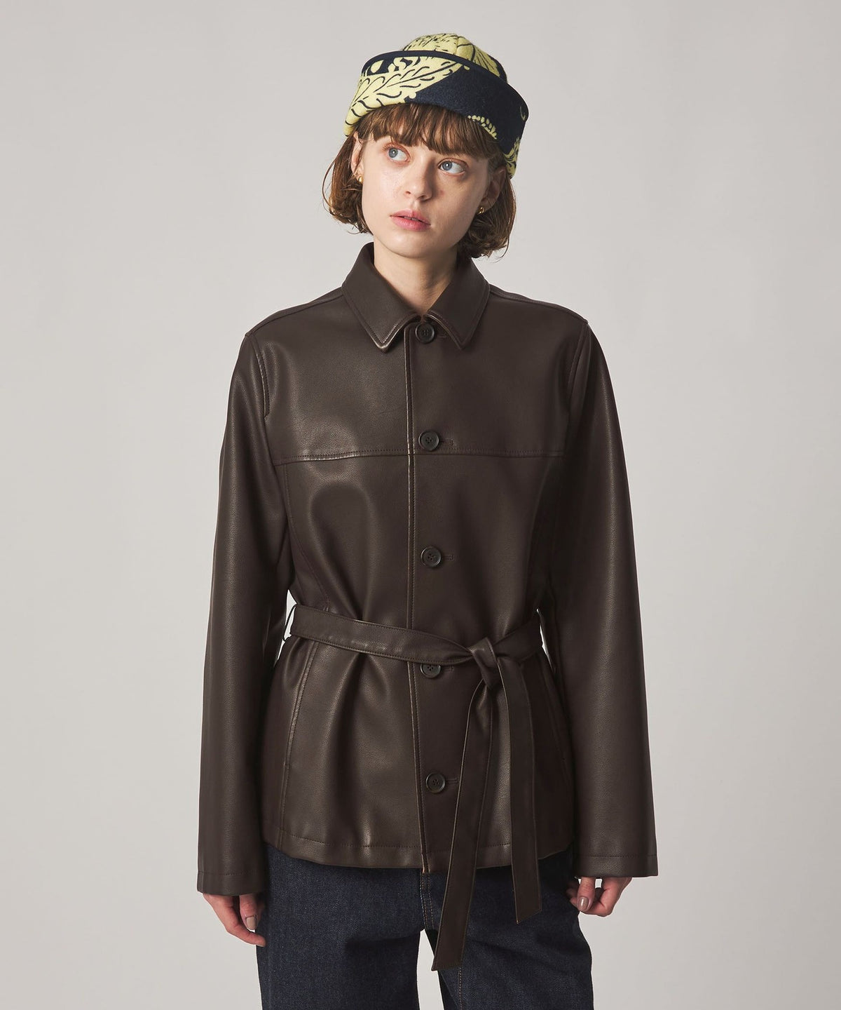 ＜Steven Alan＞仿皮夹克