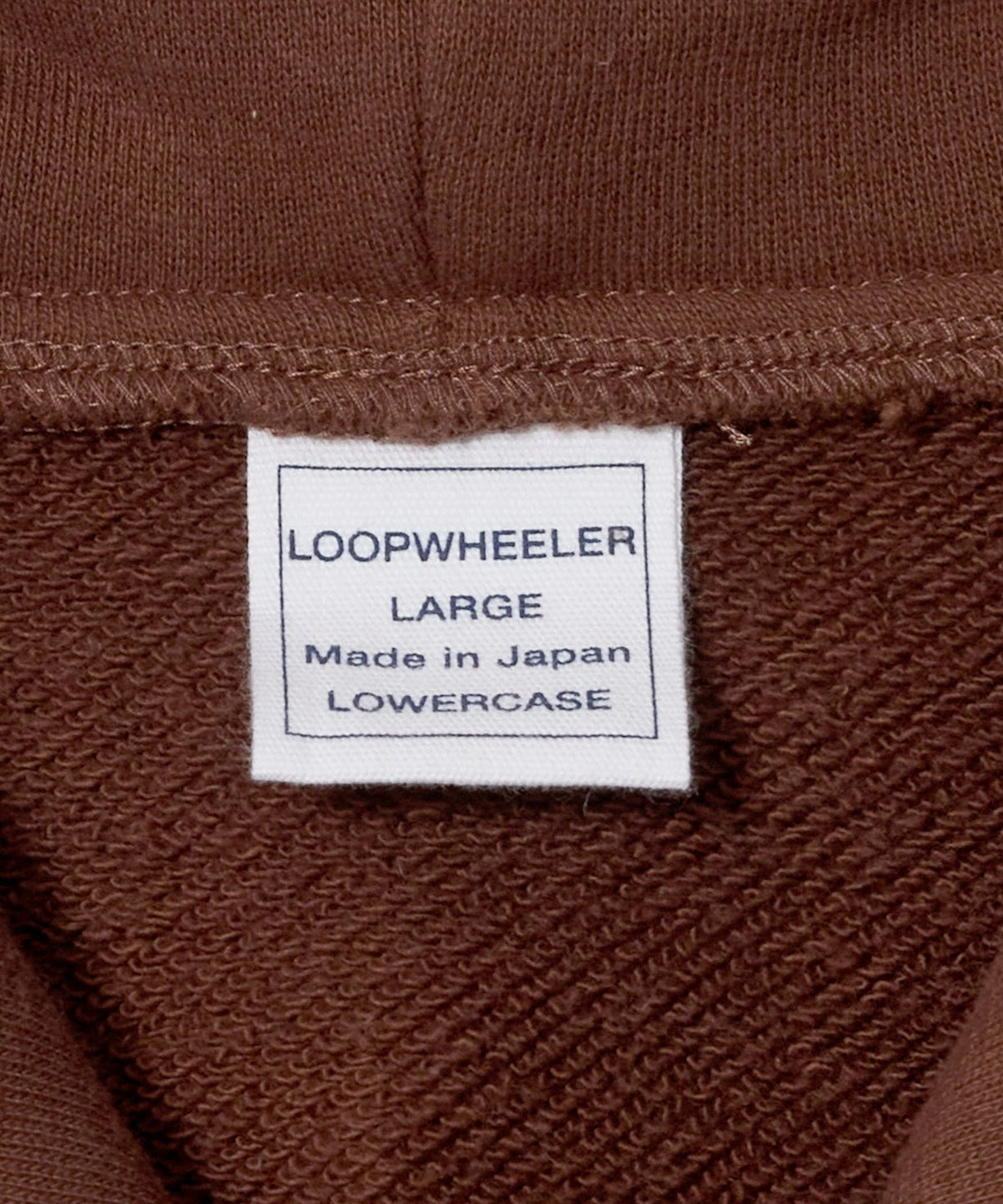 ＜LOOPWHEELER x LOWERCASE for UNITED ARROWS＞拉鍊連帽衫