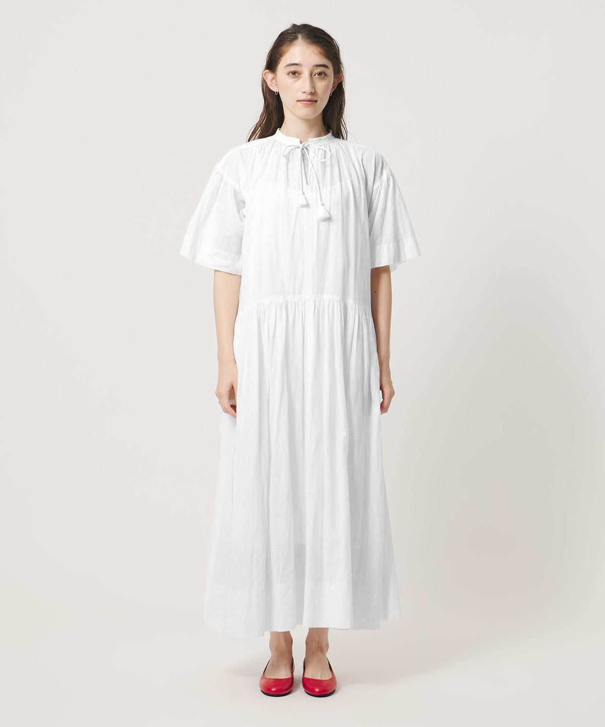 India Voile Check One-piece