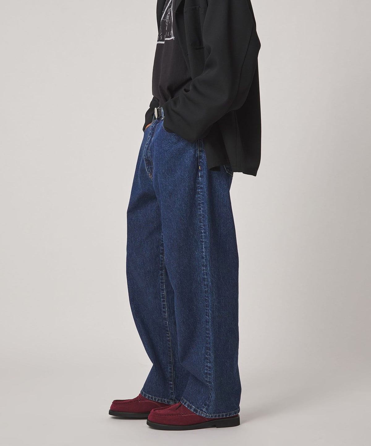 ＜Steven Alan＞ 13.5盎司 五口袋 寬鬆 牛仔褲