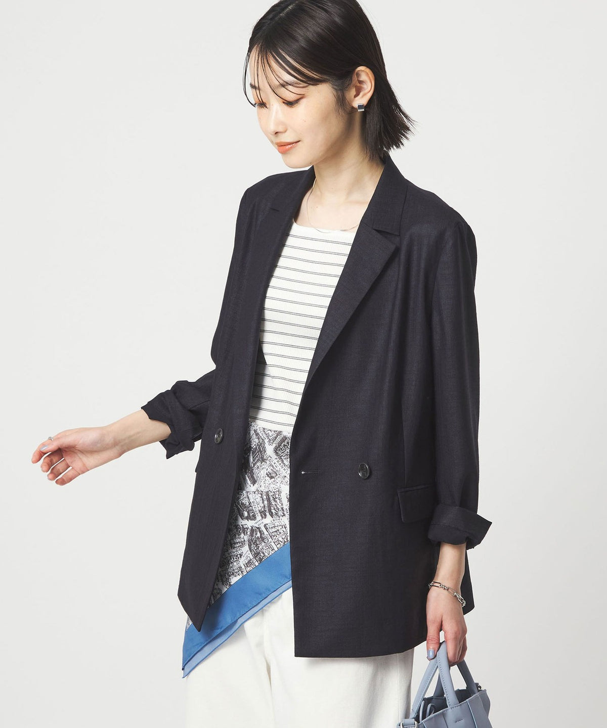 Chaqueta ligera efecto lino con protección UV y transpirable [talla SHORT disponible]