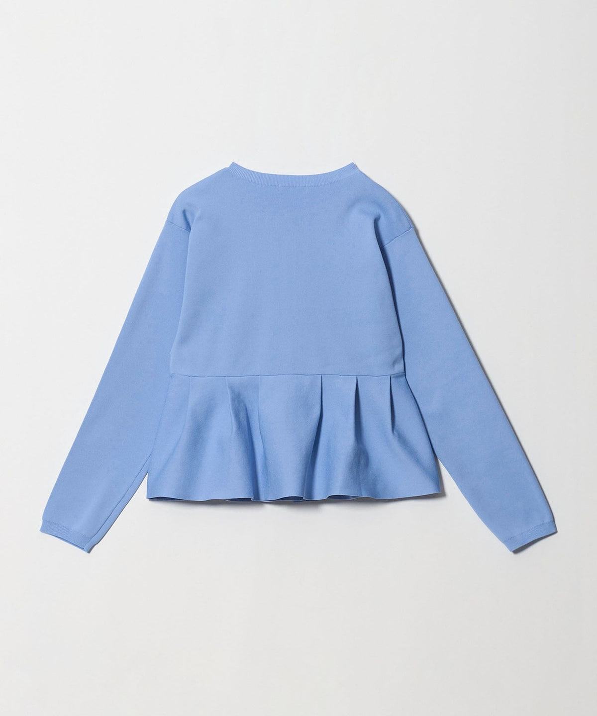 <GLR_MINE> Washable Peplum Knit Cardigan