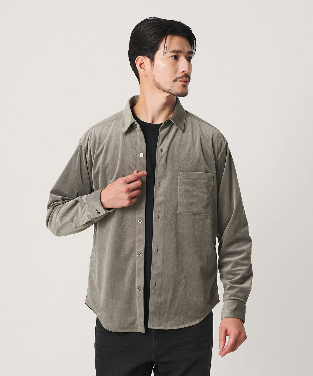 【官网限定 WARDROBE SMART】科技灯芯绒衬衫