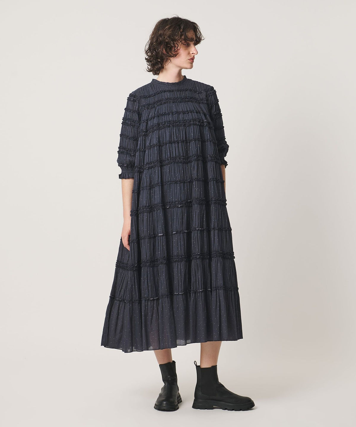 <Pheeta> Billie Dot Print Long Dress / 016C-39P